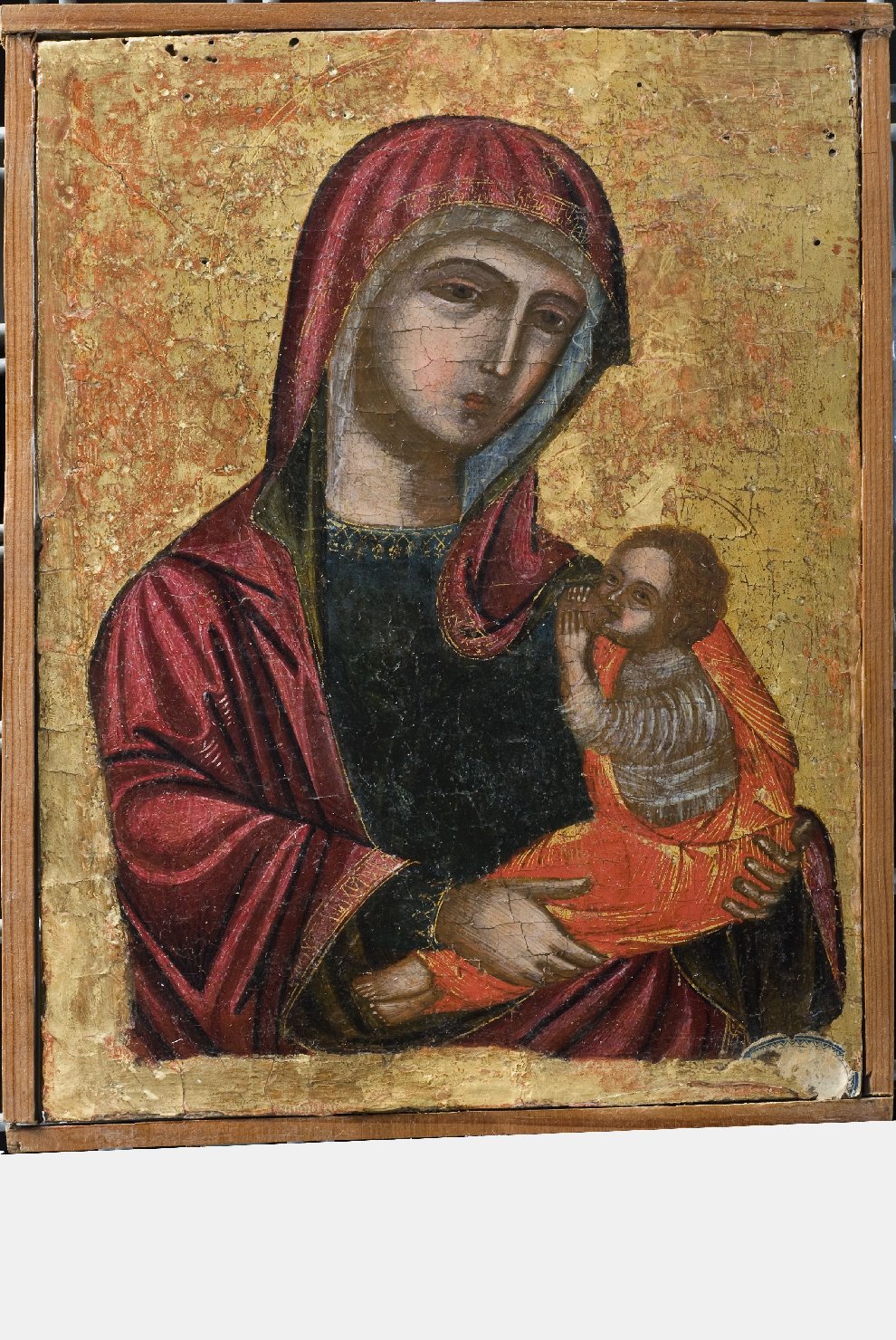 Madonna del Latte (dipinto, opera isolata) - ambito greco-veneziano (secc. XV/ XVI)