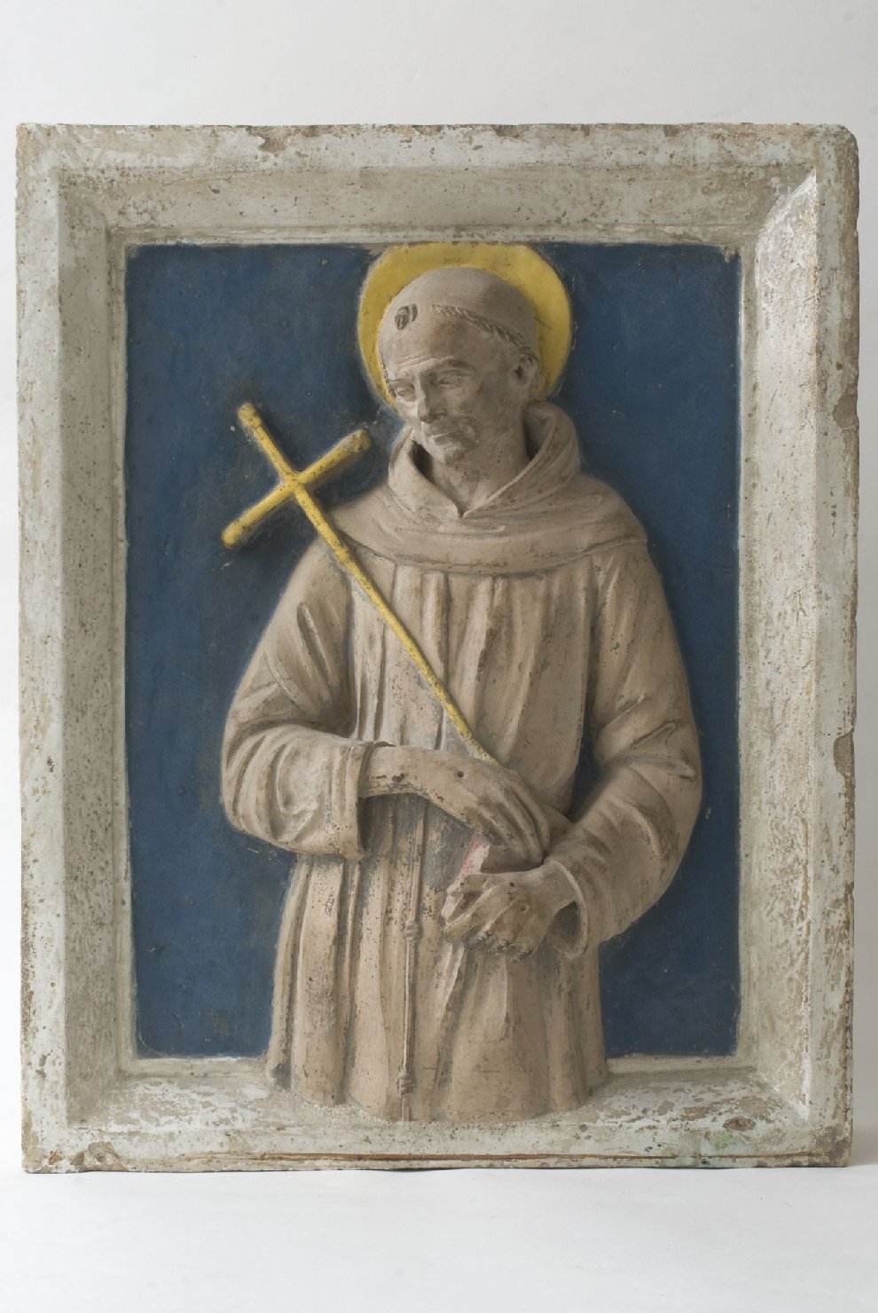 San Francesco d'Assisi (rilievo, opera isolata) - ambito Italia centrale (seconda metà sec. XV)