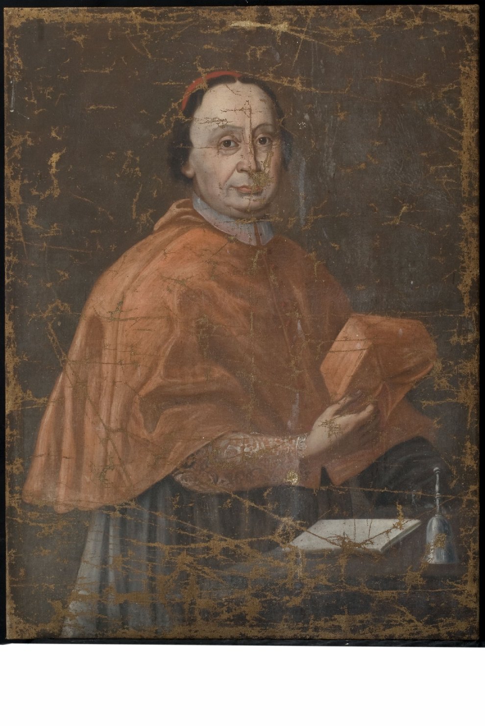 ritratto di ecclesiastico (dipinto, opera isolata) - ambito umbro (sec. XVIII)