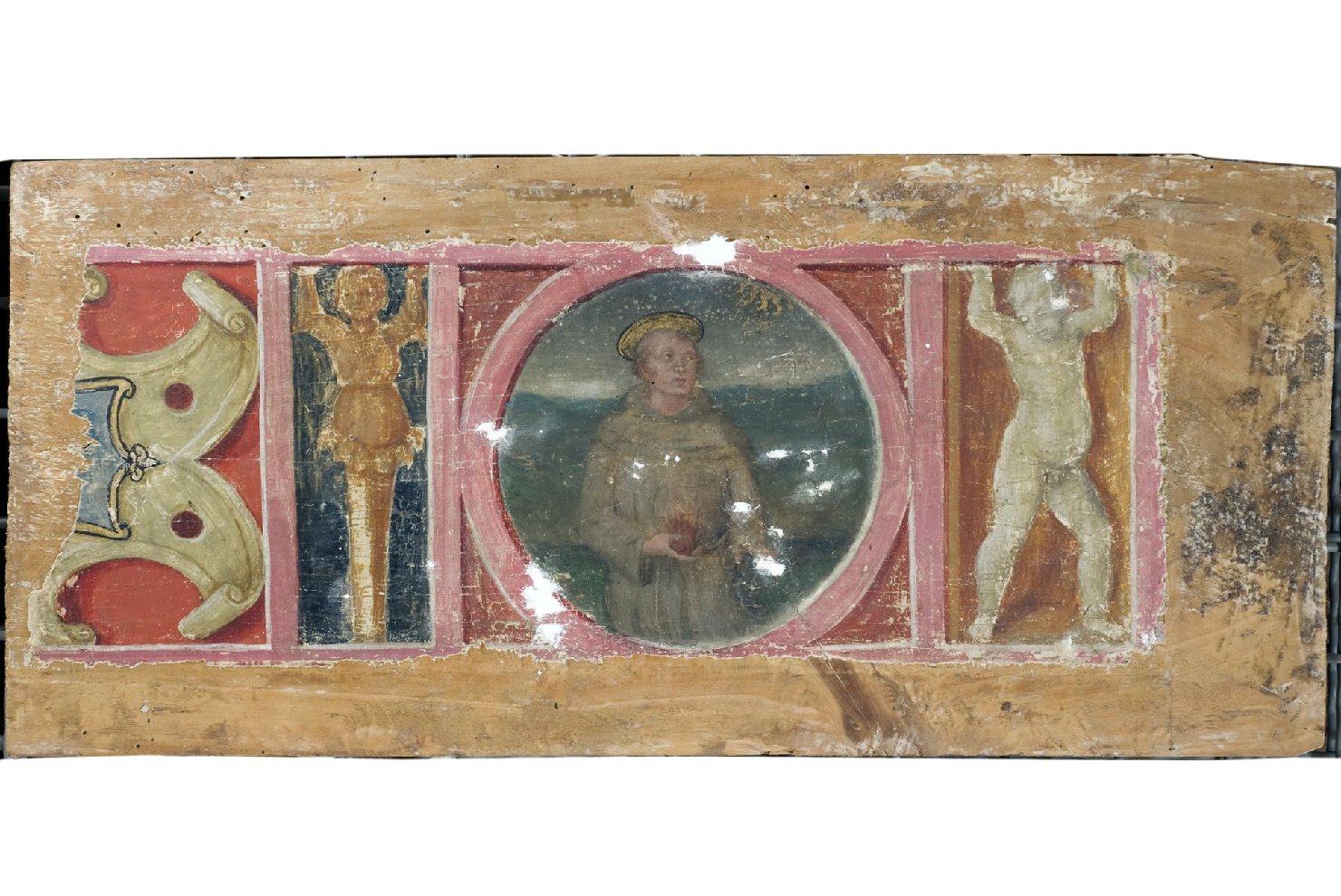 Sant'Antonio da Padova (scomparto di predella, frammento) di Alfani, Domenico di Paris (attribuito) (prima metà sec. XVI)