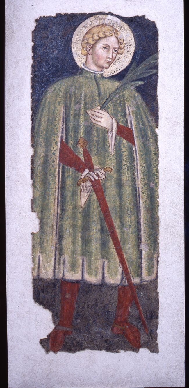 San Damiano (dipinto, frammento) di Maestro del 1421 (primo quarto sec. XV)
