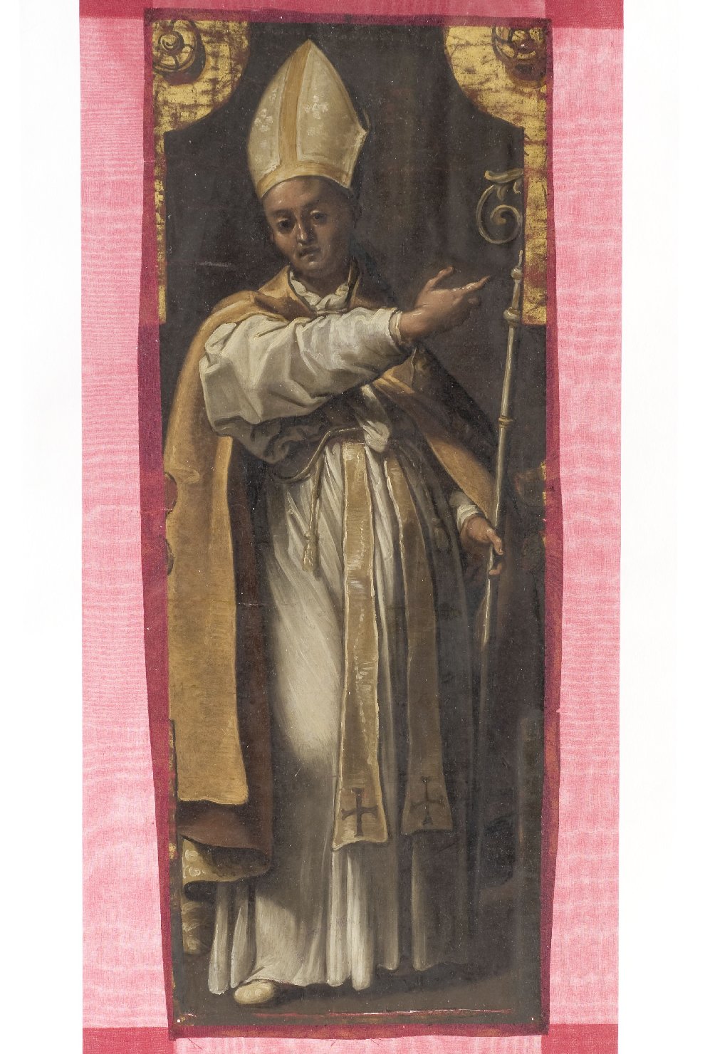 San Costanzo (stendardo processionale, frammento) - ambito perugino (inizio sec. XVII)