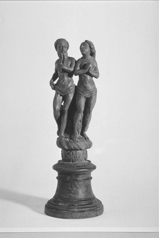 Adamo ed Eva (scultura, opera isolata) - ambito Italia settentrionale (sec. XVI)