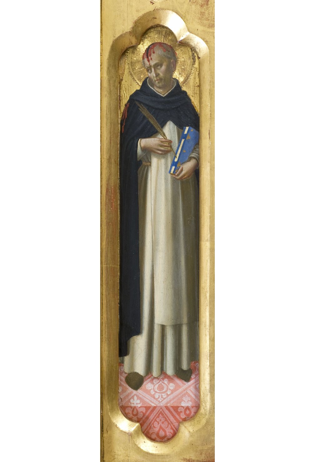 San Pietro martire (scomparto di polittico, elemento d'insieme) di Guido di Pietro detto Beato Angelico (metà sec. XV)