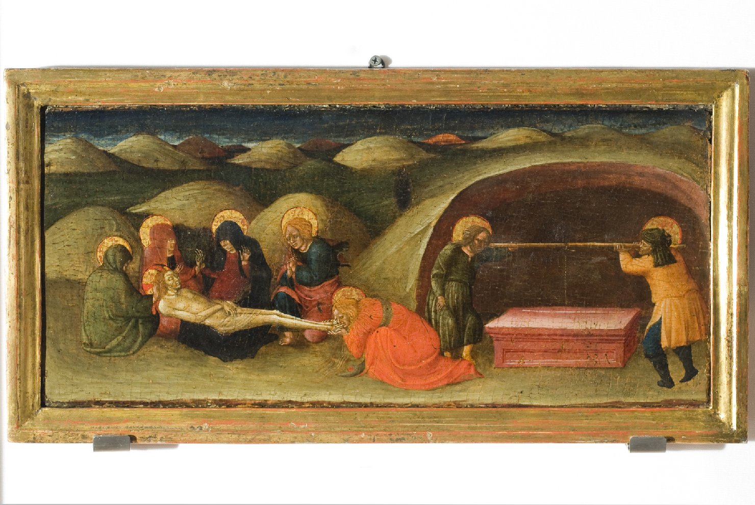 Compianto sul sepolcro di Cristo (dipinto, opera isolata) di Bartolomeo di Tommaso (attribuito) (prima metà sec. XV)