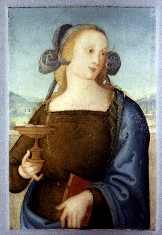 Santa Lucia (scomparto di polittico, elemento d'insieme) di Vannucci Pietro detto Perugino (e aiuti) (primo quarto sec. XVI)