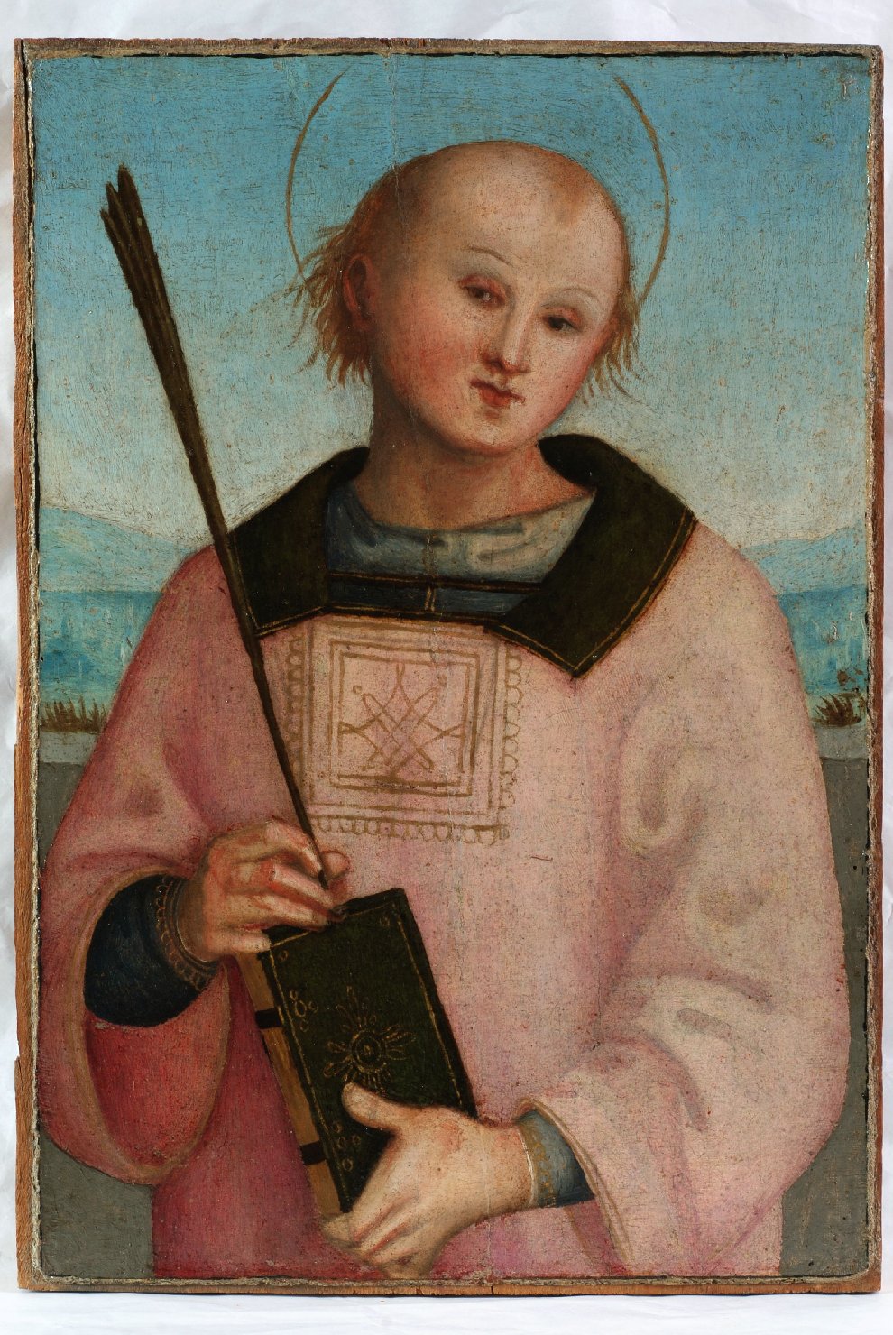 Santo martire (scomparto di polittico, elemento d'insieme) di Vannucci Pietro detto Perugino (e aiuti) (primo quarto sec. XVI)