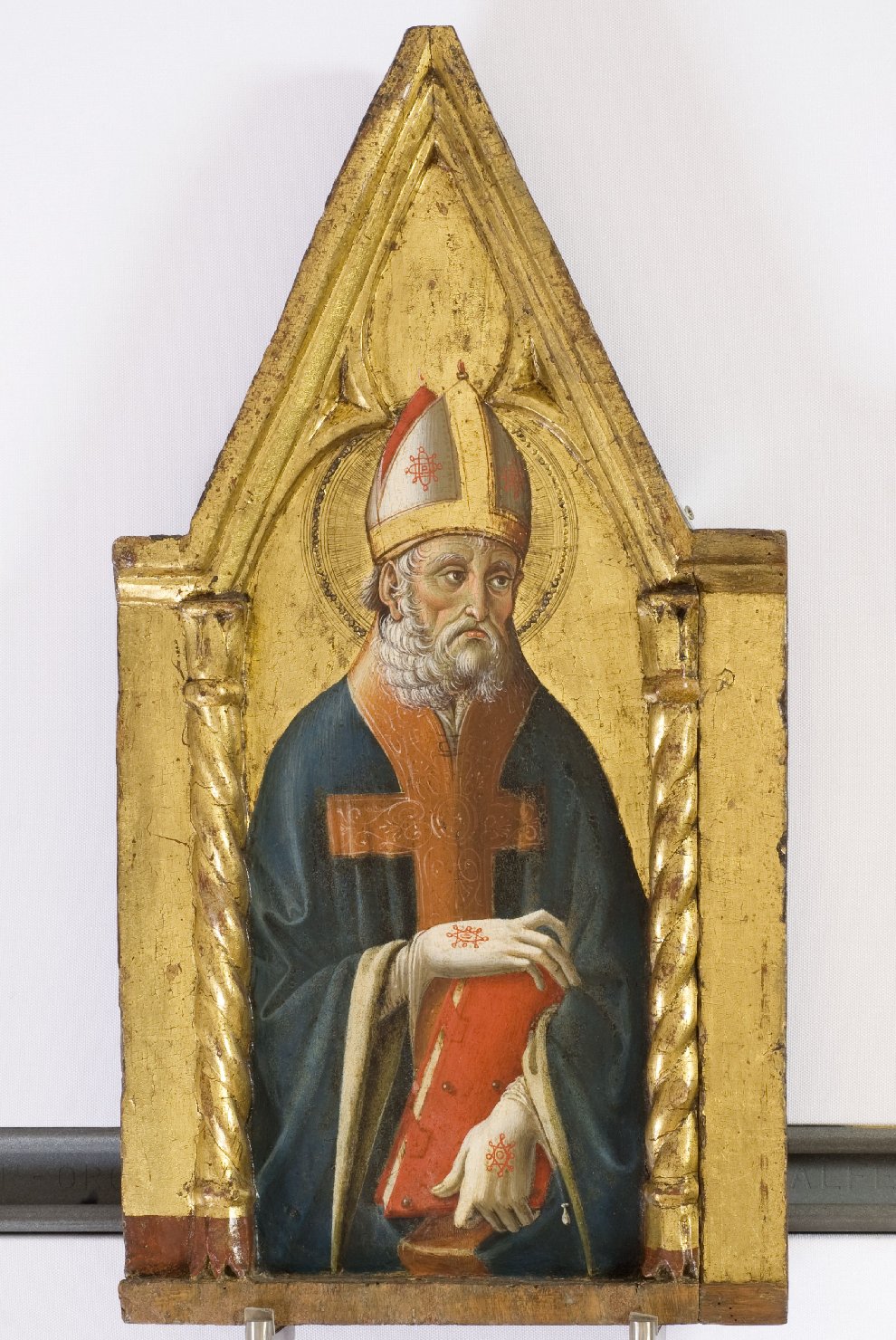 Sant'Agostino (scomparto di polittico, elemento d'insieme) di Fiorenzo di Lorenzo (attribuito) (seconda metà sec. XV)