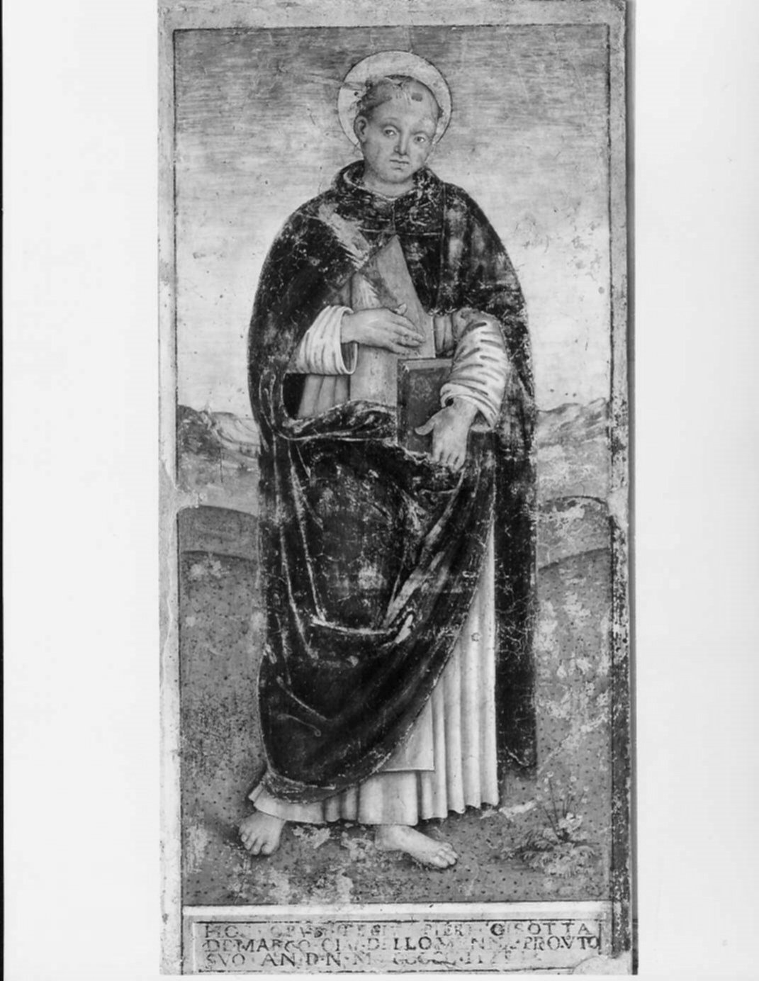 San Pietro (dipinto, frammento) - ambito perugino (inizio sec. XVI)
