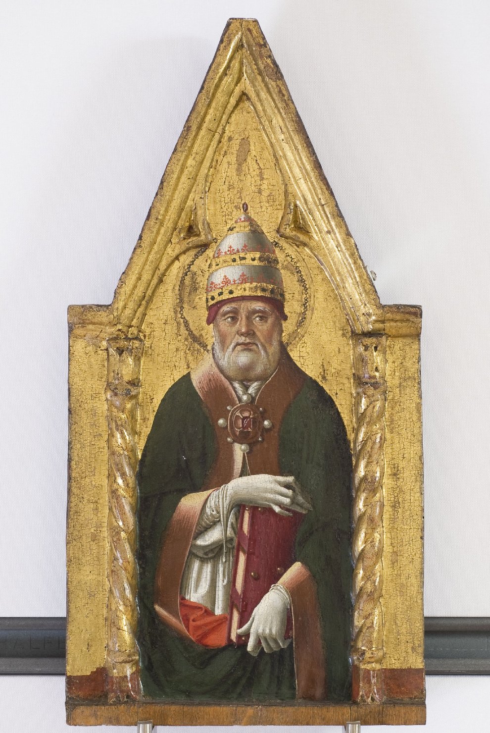 San Gregorio (scomparto di polittico, elemento d'insieme) di Fiorenzo di Lorenzo (attribuito) (seconda metà sec. XV)