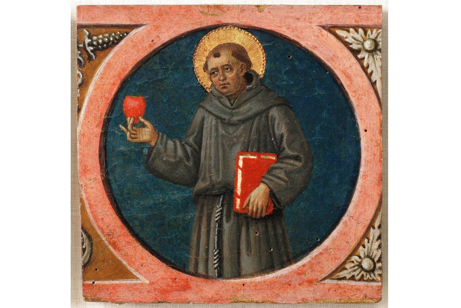 Sant'Antonio da Padova (scomparto di predella, elemento d'insieme) di Niccolò del Priore (attribuito) (fine sec. XV)