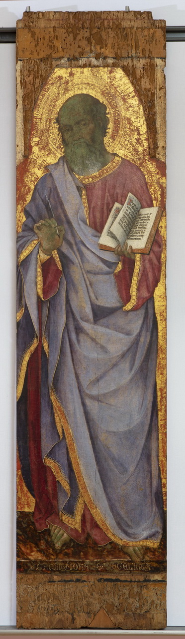 San Giovanni Evangelista (scomparto di polittico, opera isolata) di Taddeo di Bartolo (inizio sec. XV)