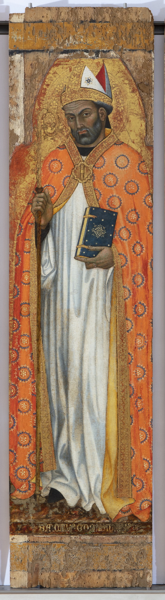 San Costanzo (scomparto di polittico, elemento d'insieme) di Taddeo di Bartolo (inizio sec. XV)