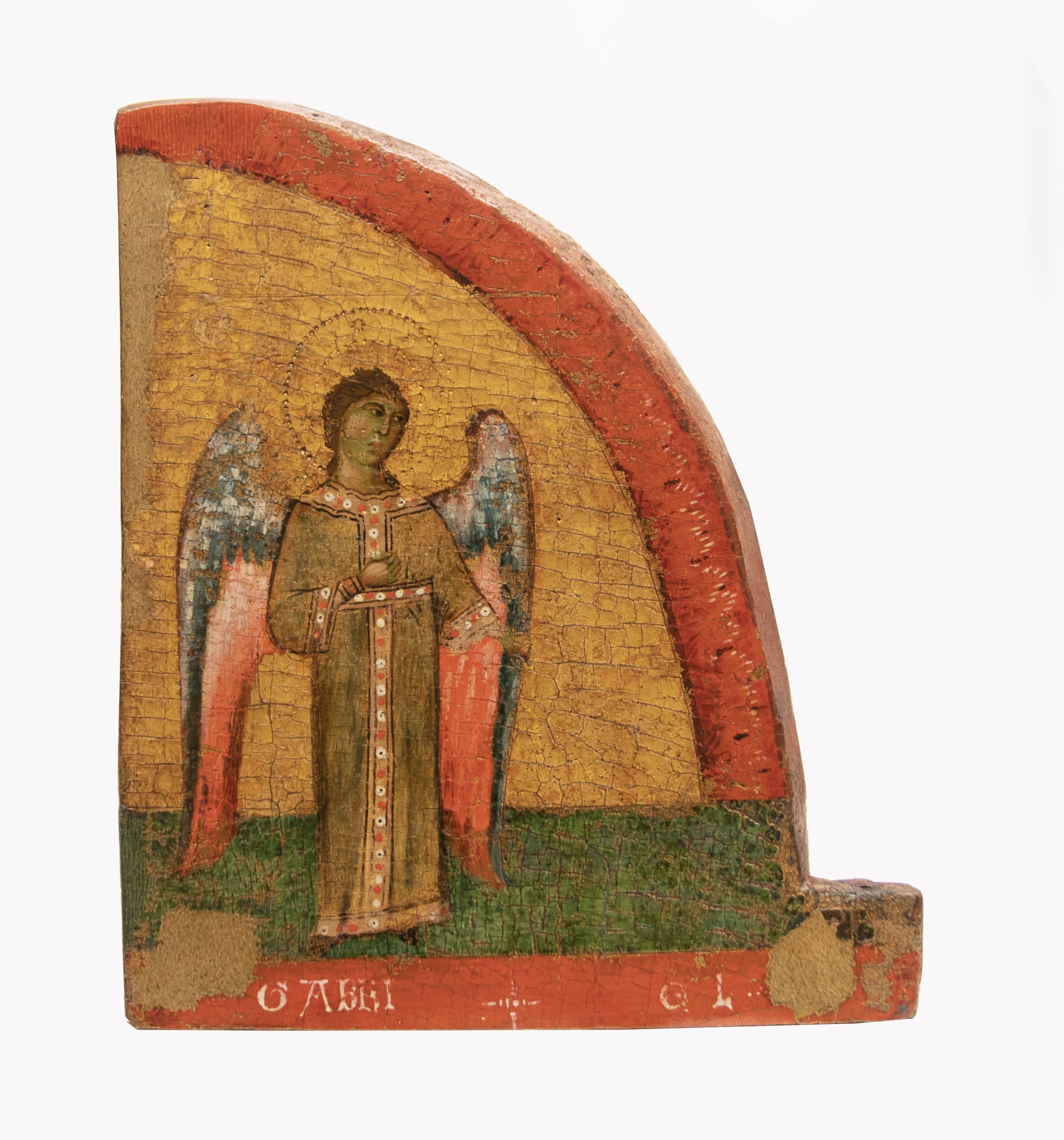 San Gabriele Arcangelo (dipinto, elemento d'insieme) di Maestro della Santa Chiara (seconda metà sec. XIII)