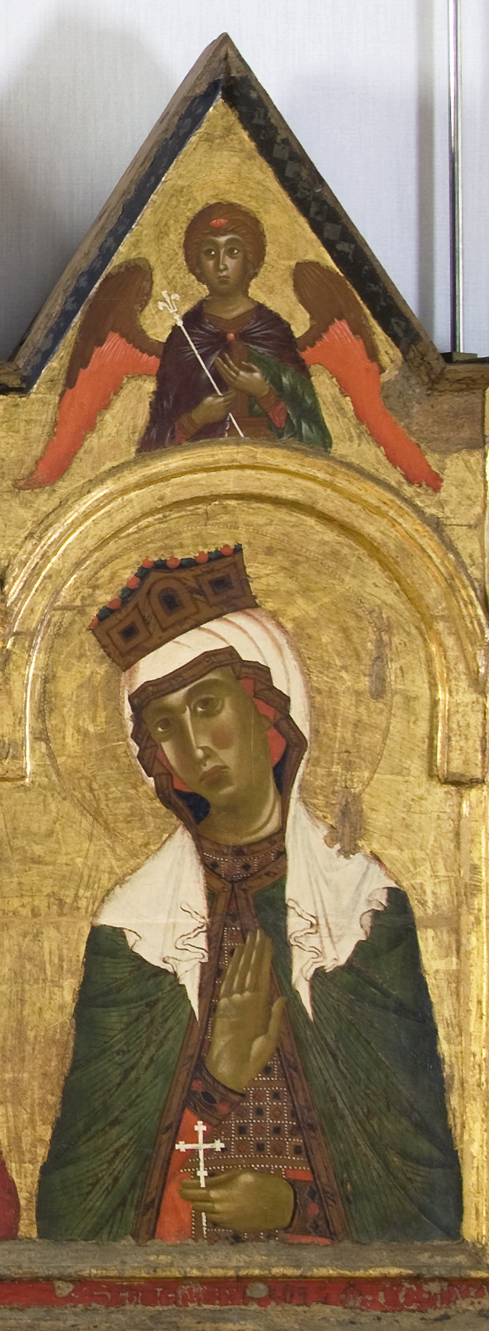 Santa Giuliana (dipinto, elemento d'insieme) di Vigoroso Ranieri da Siena (sec. XIII)