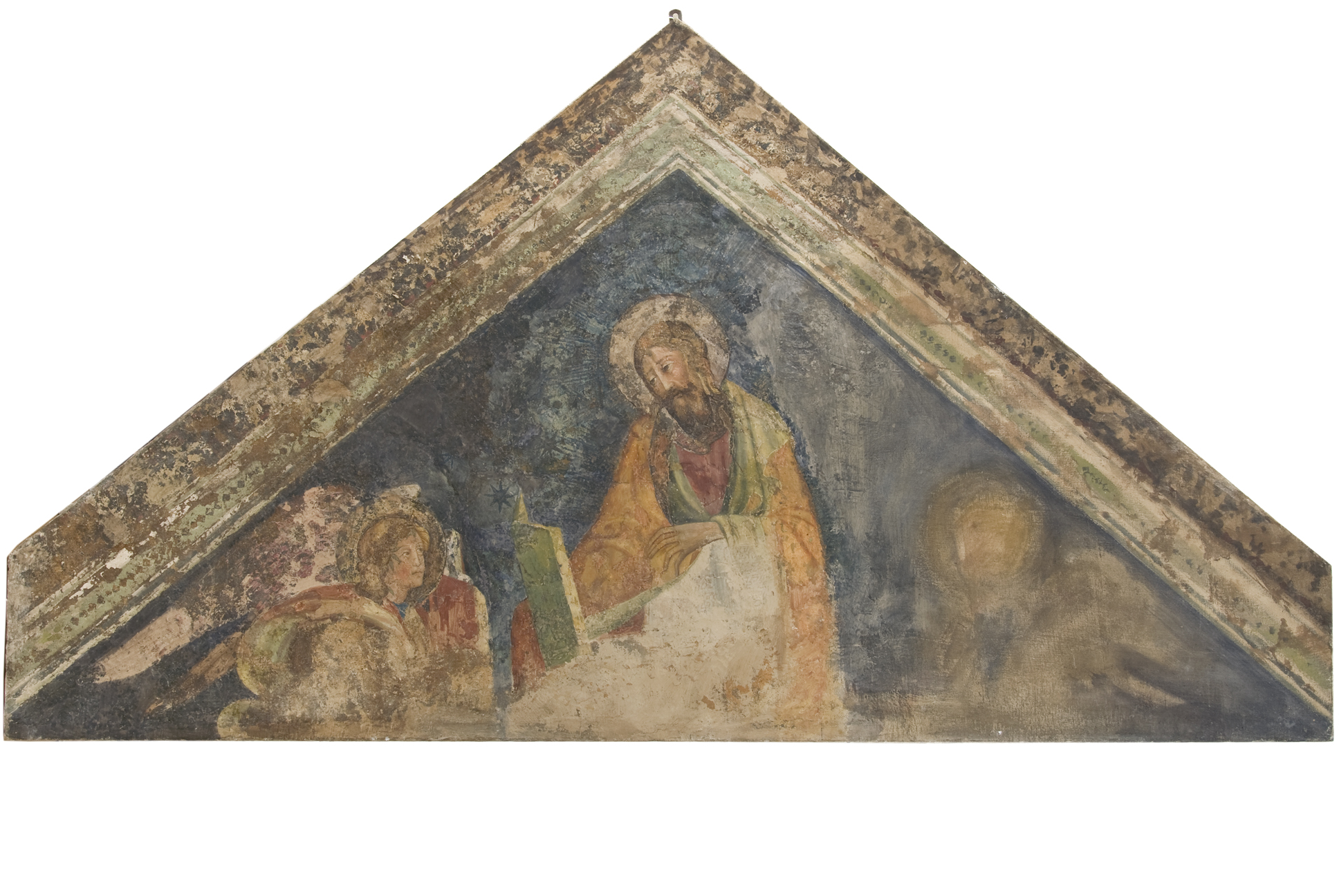 San Matteo Evangelista (dipinto, frammento) - ambito umbro (prima metà sec. XV)