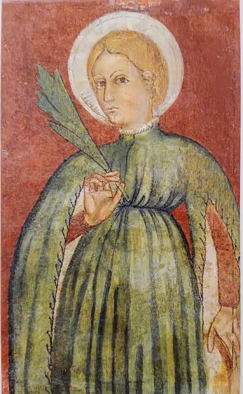 Santa Caterina d'Alessandria (dipinto, opera isolata) di Maestro del 1421 (attribuito) (primo quarto sec. XV)