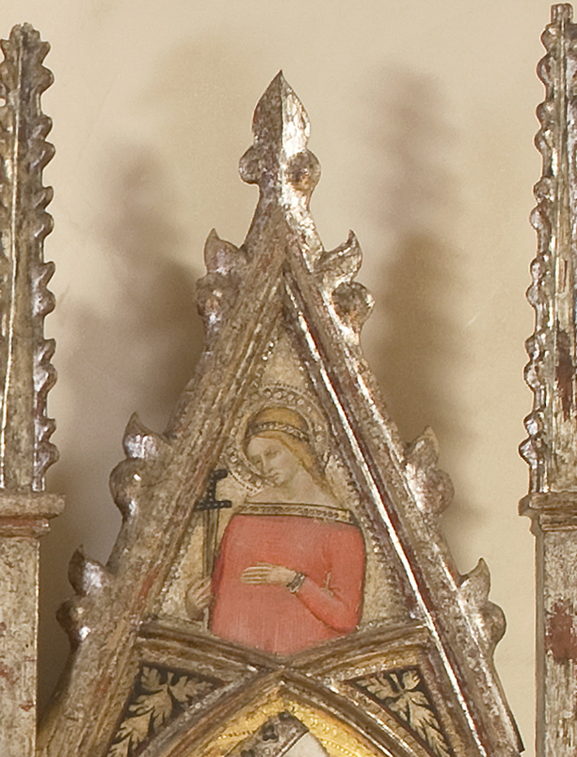 Santa martire (dipinto, elemento d'insieme) di Luca di Tommè (seconda metà sec. XIV)
