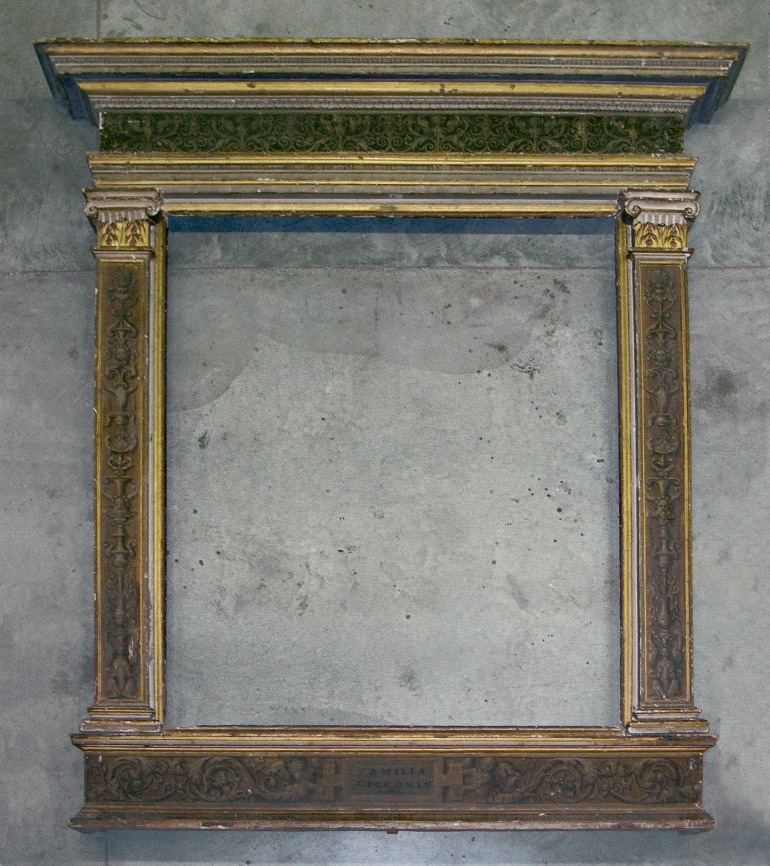 cornice, opera isolata - bottega umbra (sec. XVI)