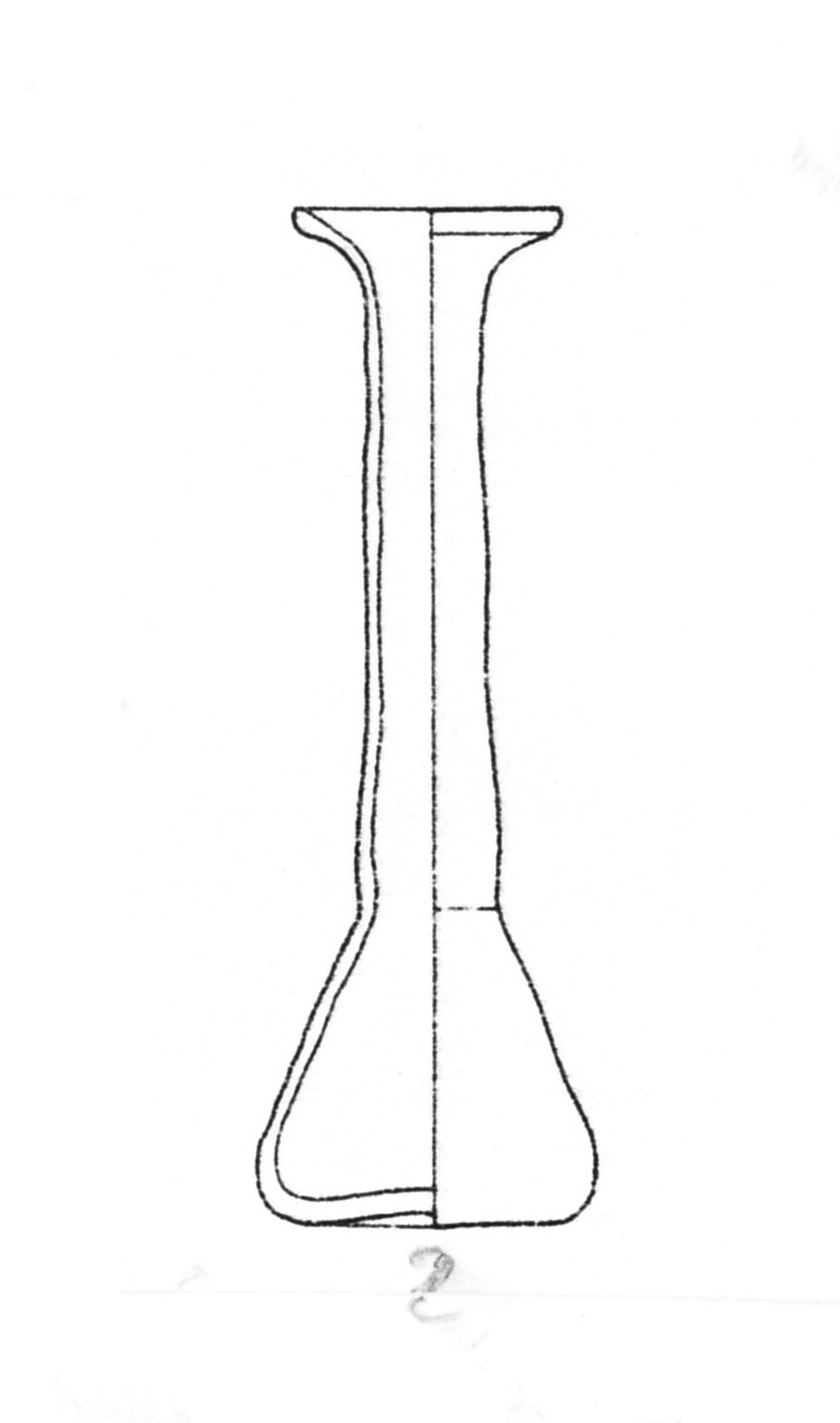 unguentario/ con collo allungato, Isings 28b (fine/ metà SECOLI/ I/II)