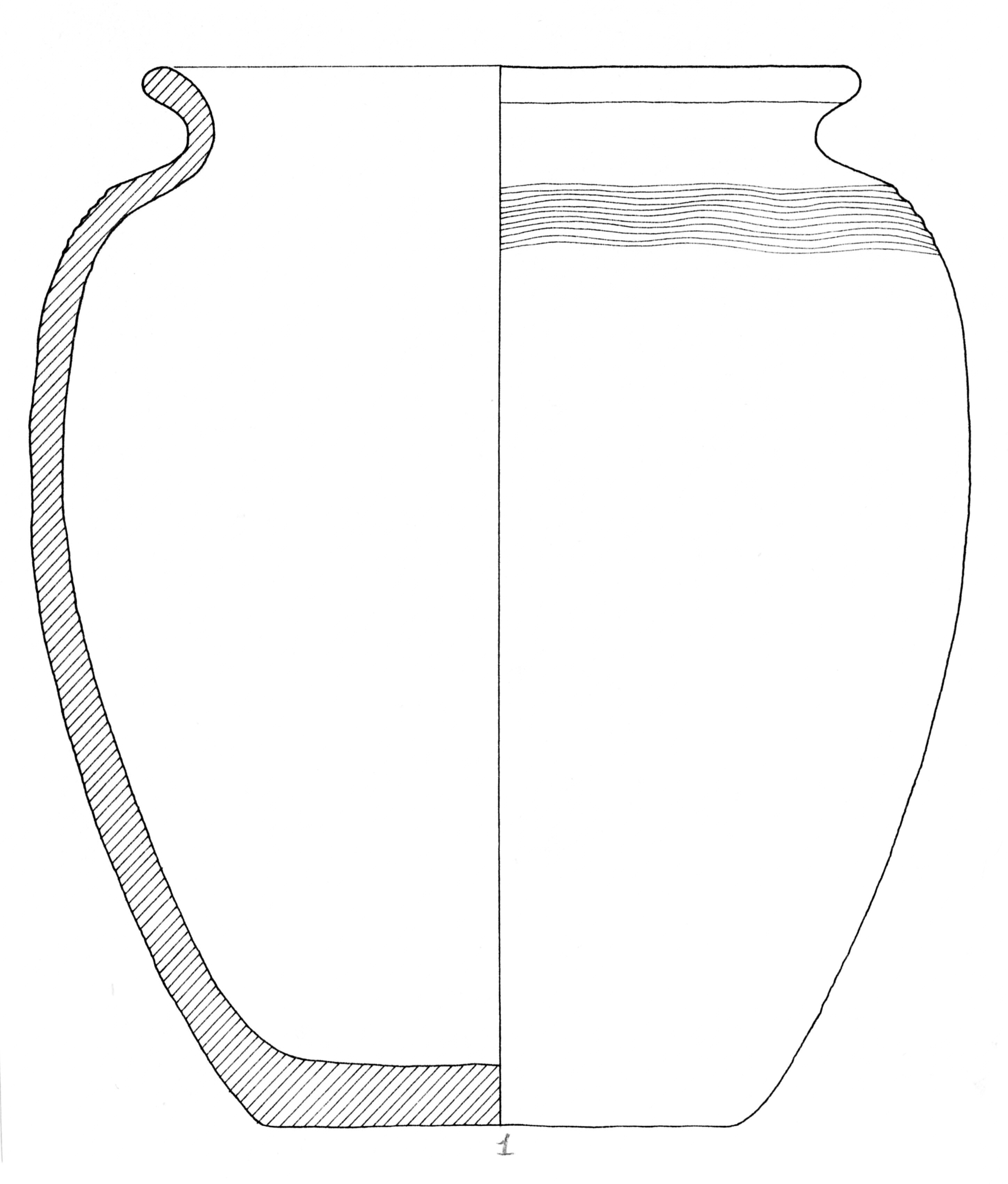olla, Biella A1d (metà/ fine SECOLI/ I-II)