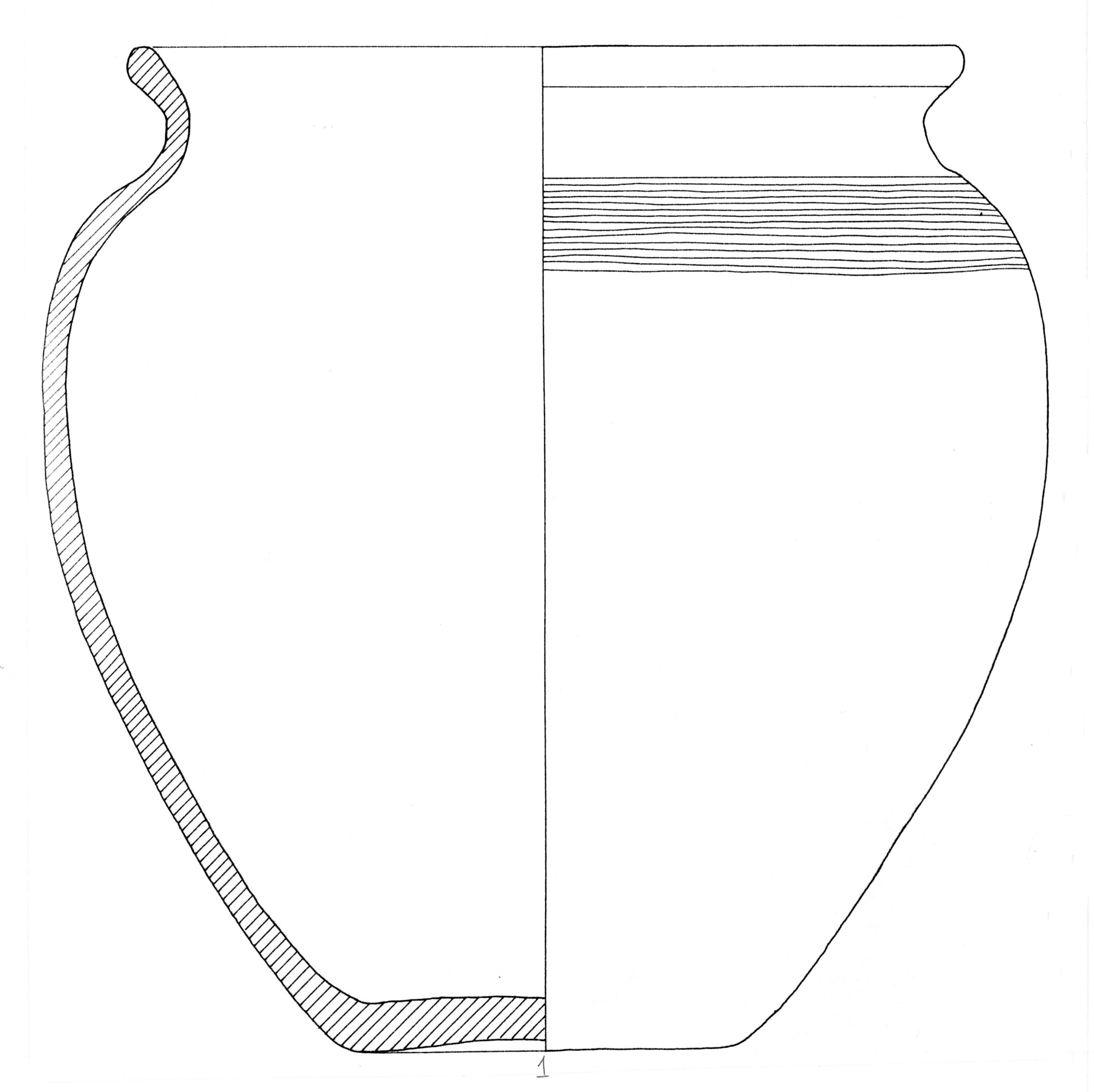 olla, Biella A 1d (metà/ fine SECOLI/ I-II)