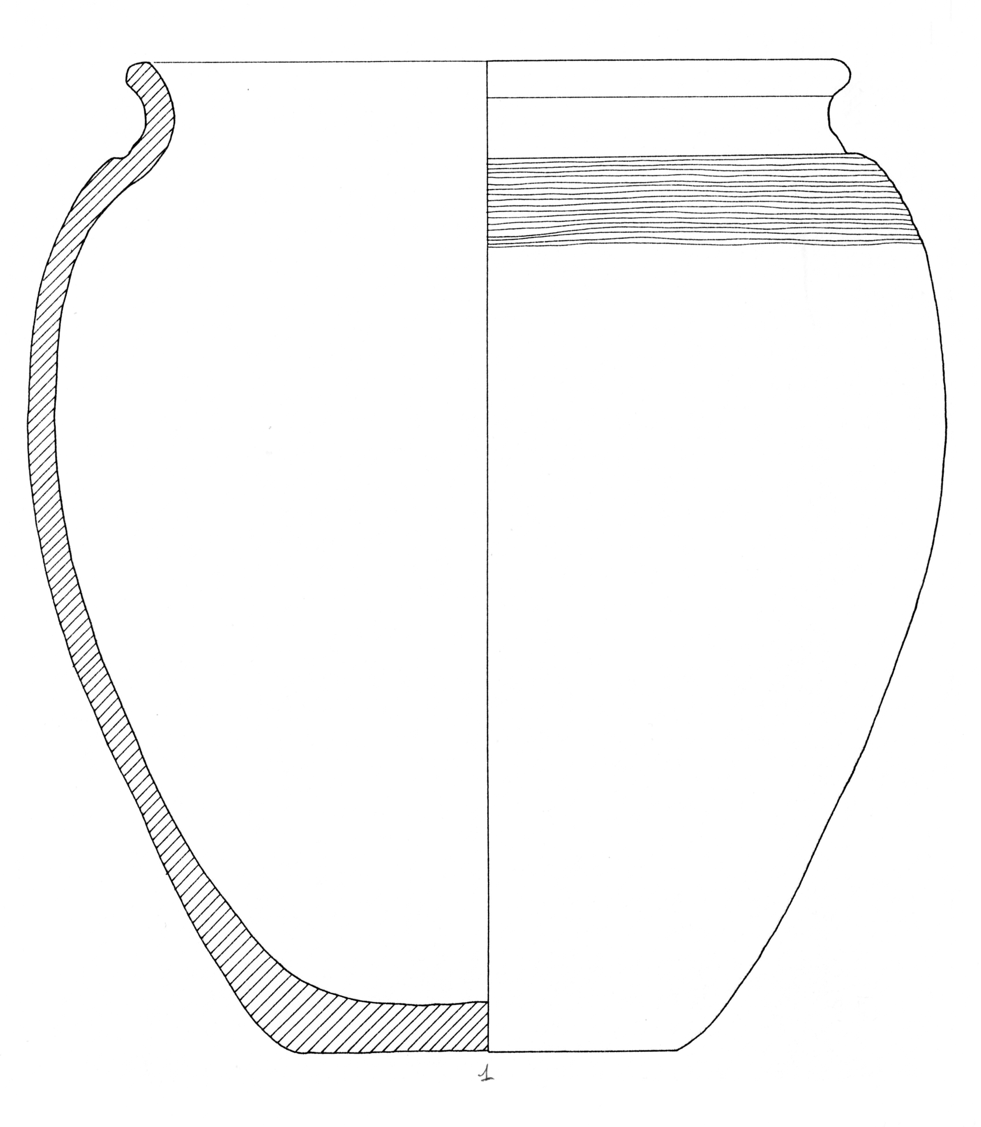 olla, Biella A1d (metà/ fine SECOLI/ I-II)