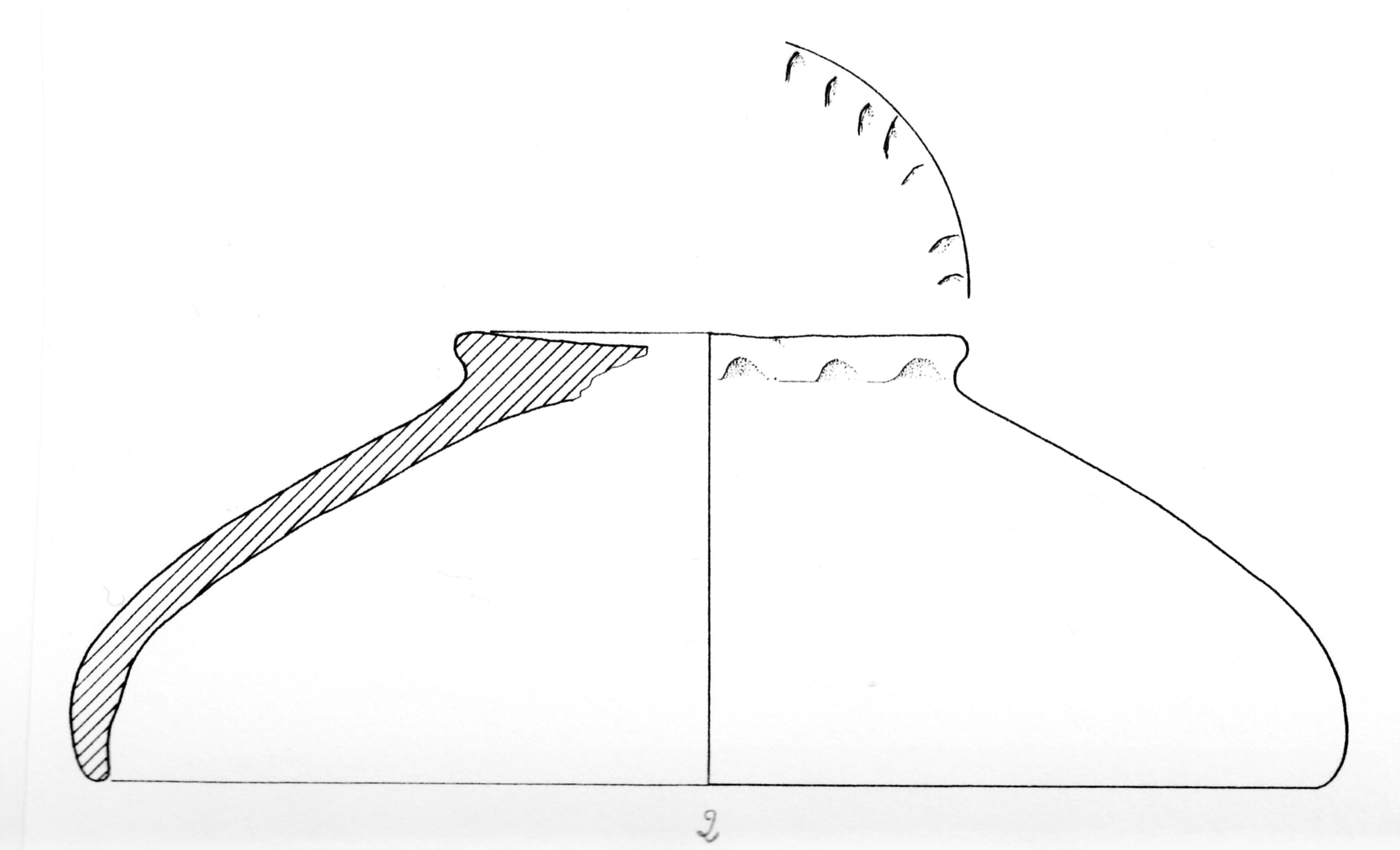 ciotola, Biella D1a (metà/ metà SECOLI/ I-II)