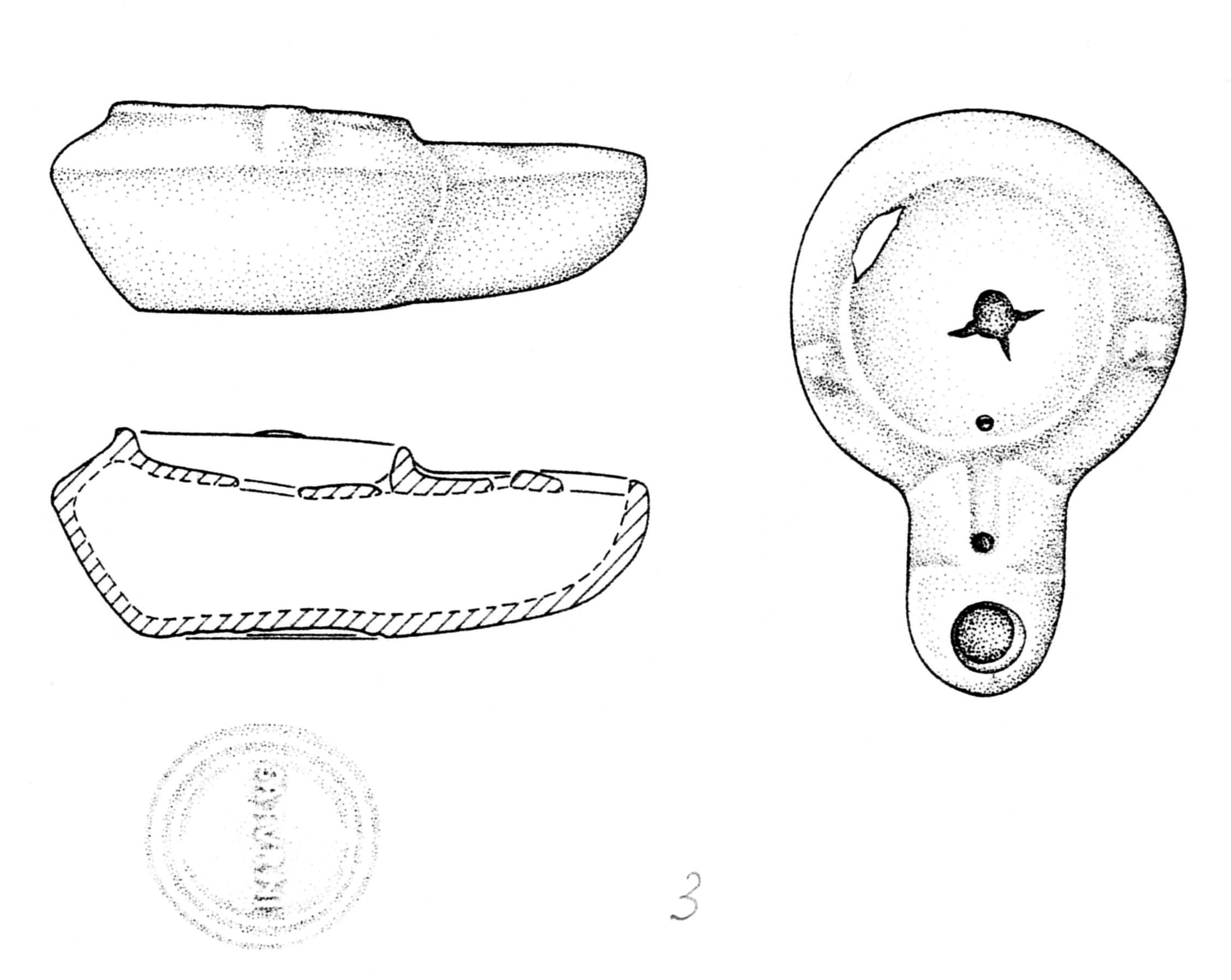 lucerna, Loeschcke IXa (metà/ inizio SECOLI/ I-II)