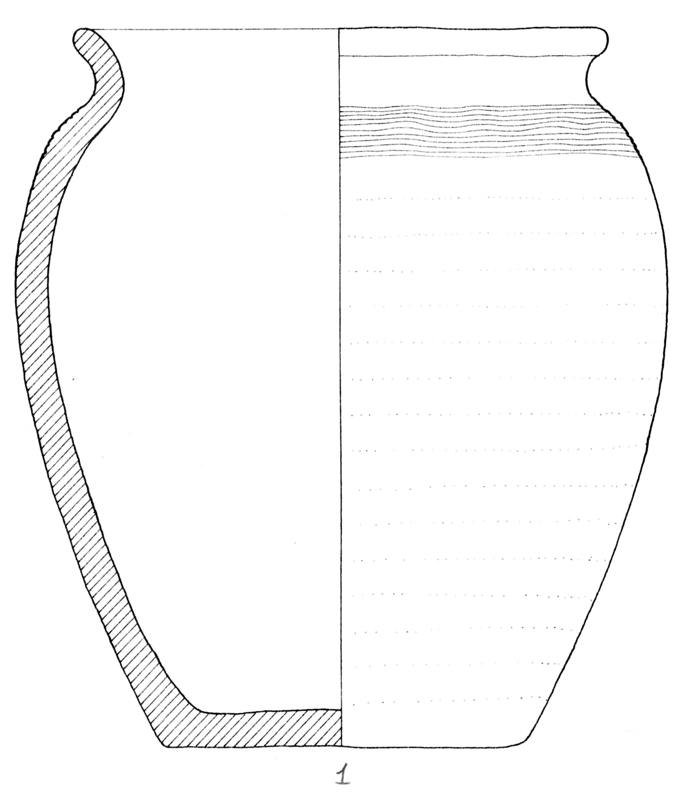 olla, Biella A1d (metà/ fine SECOLI/ I-II)