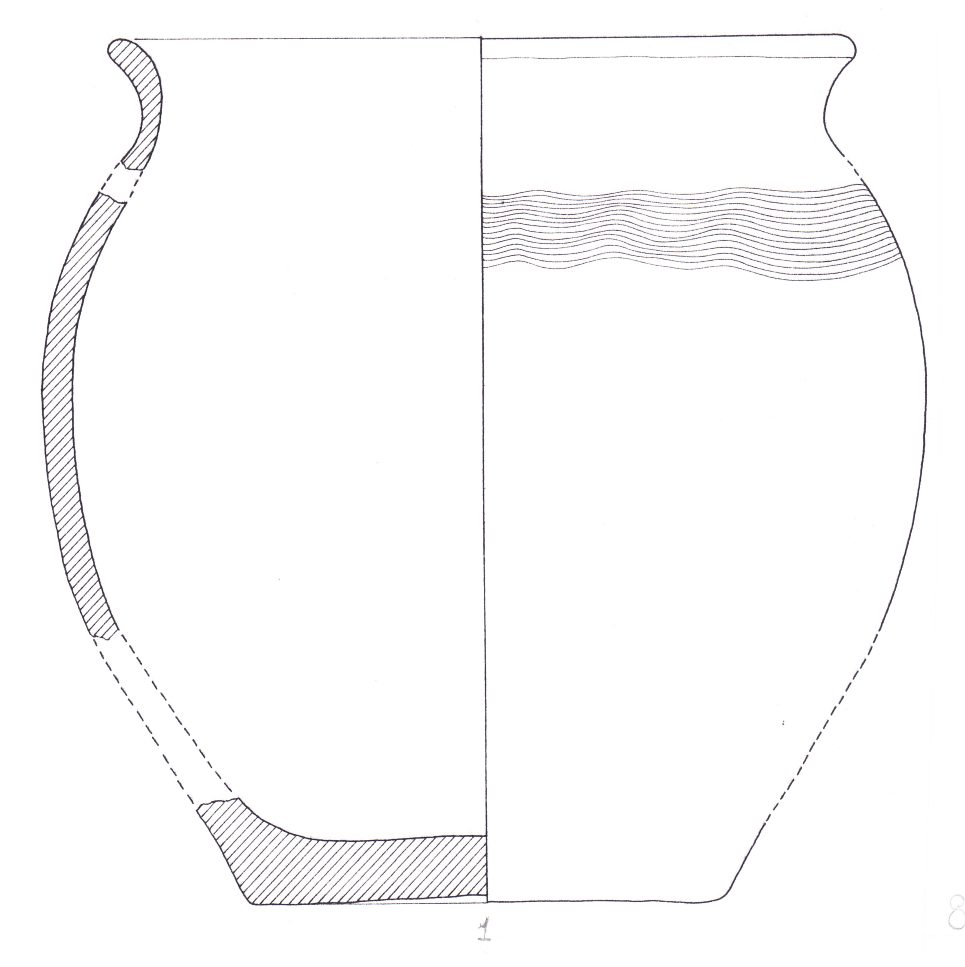 olla, Biella A1a (metà/ fine SECOLI/ I-II)