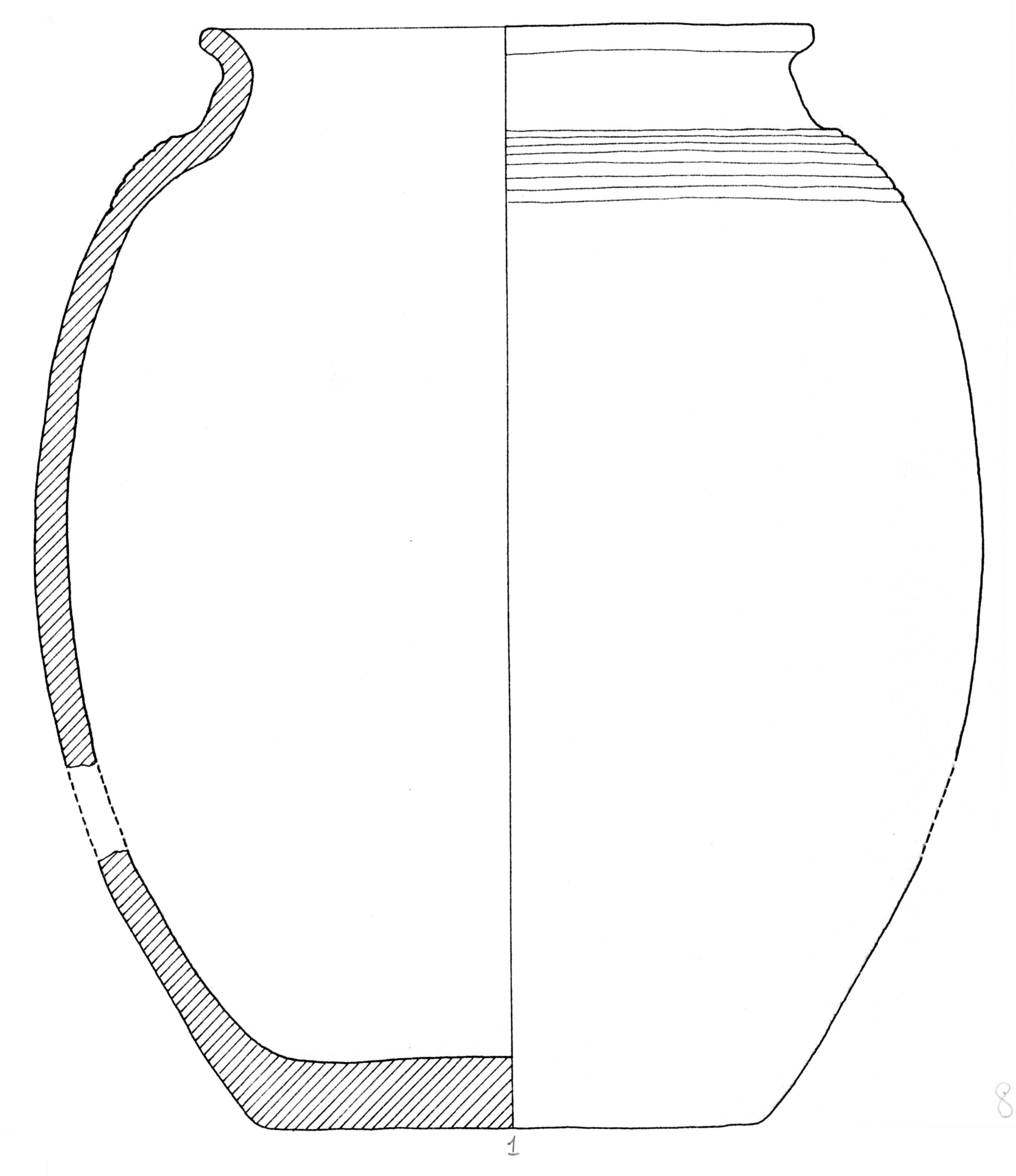 olla, Biella A1c (metà/ fine SECOLI/ I-II)