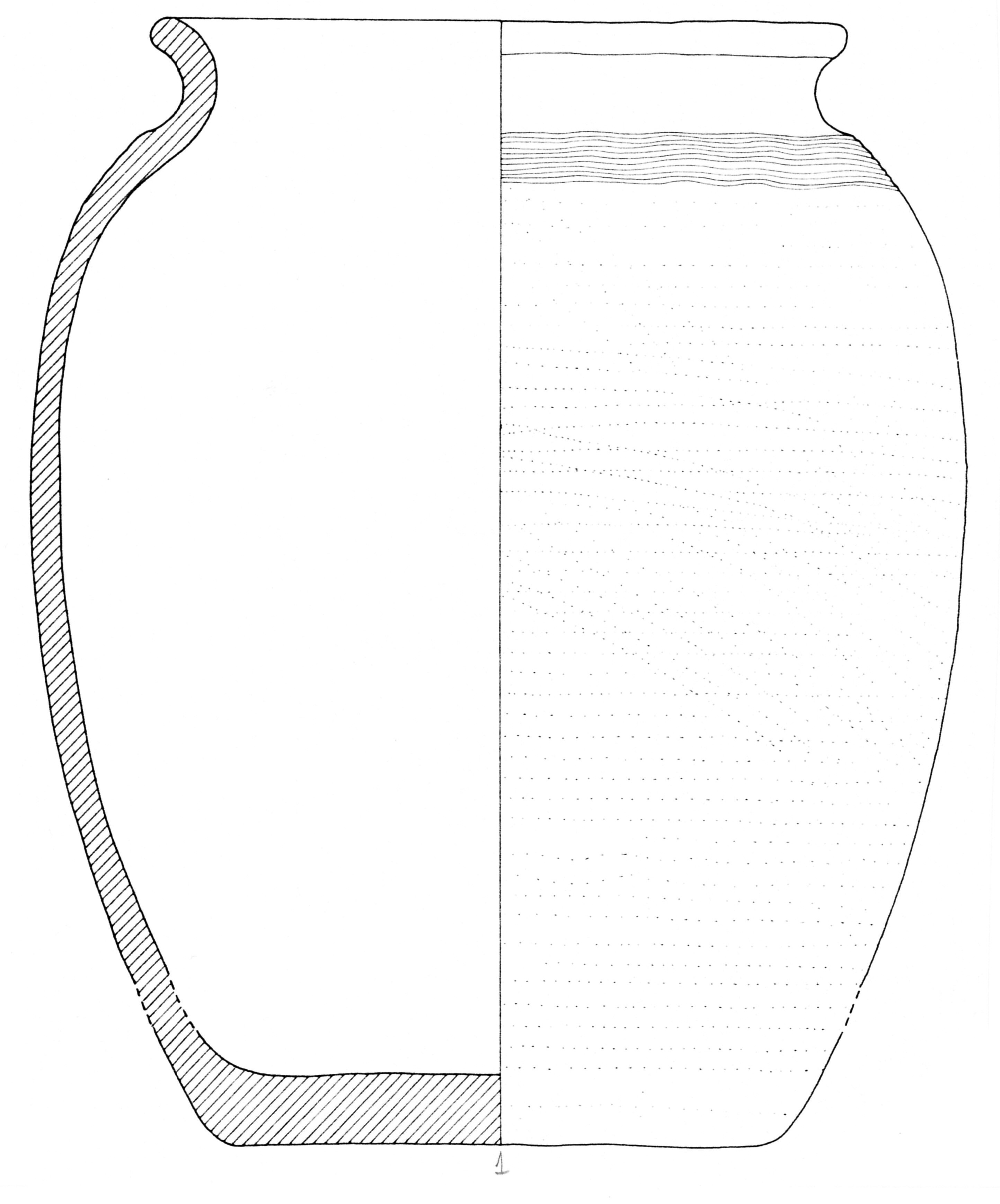 olla, Biella A1d (metà/ fine SECOLI/ I-II)