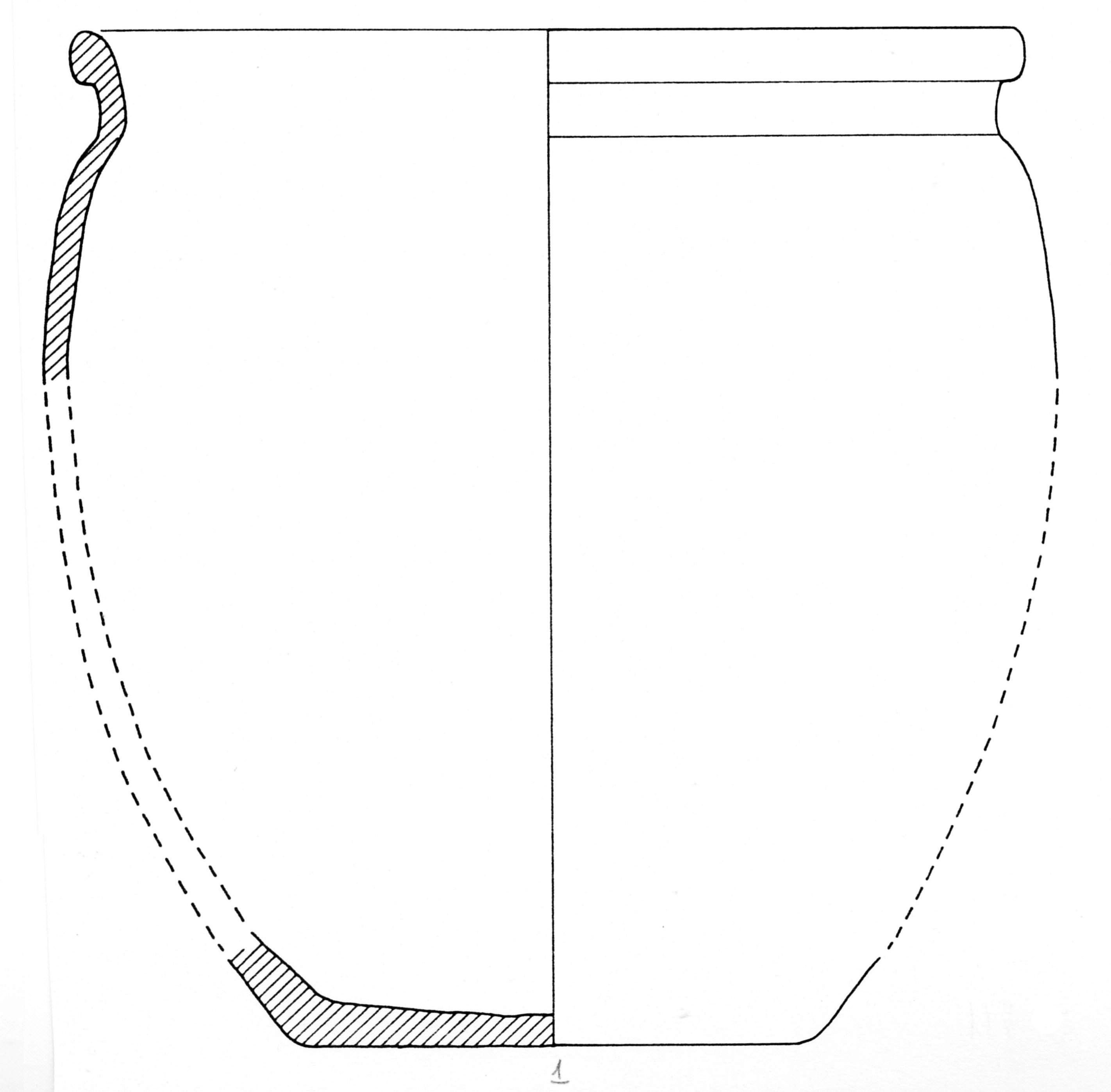 olla, Biella A1d (metà/ fine SECOLI/ I-II)