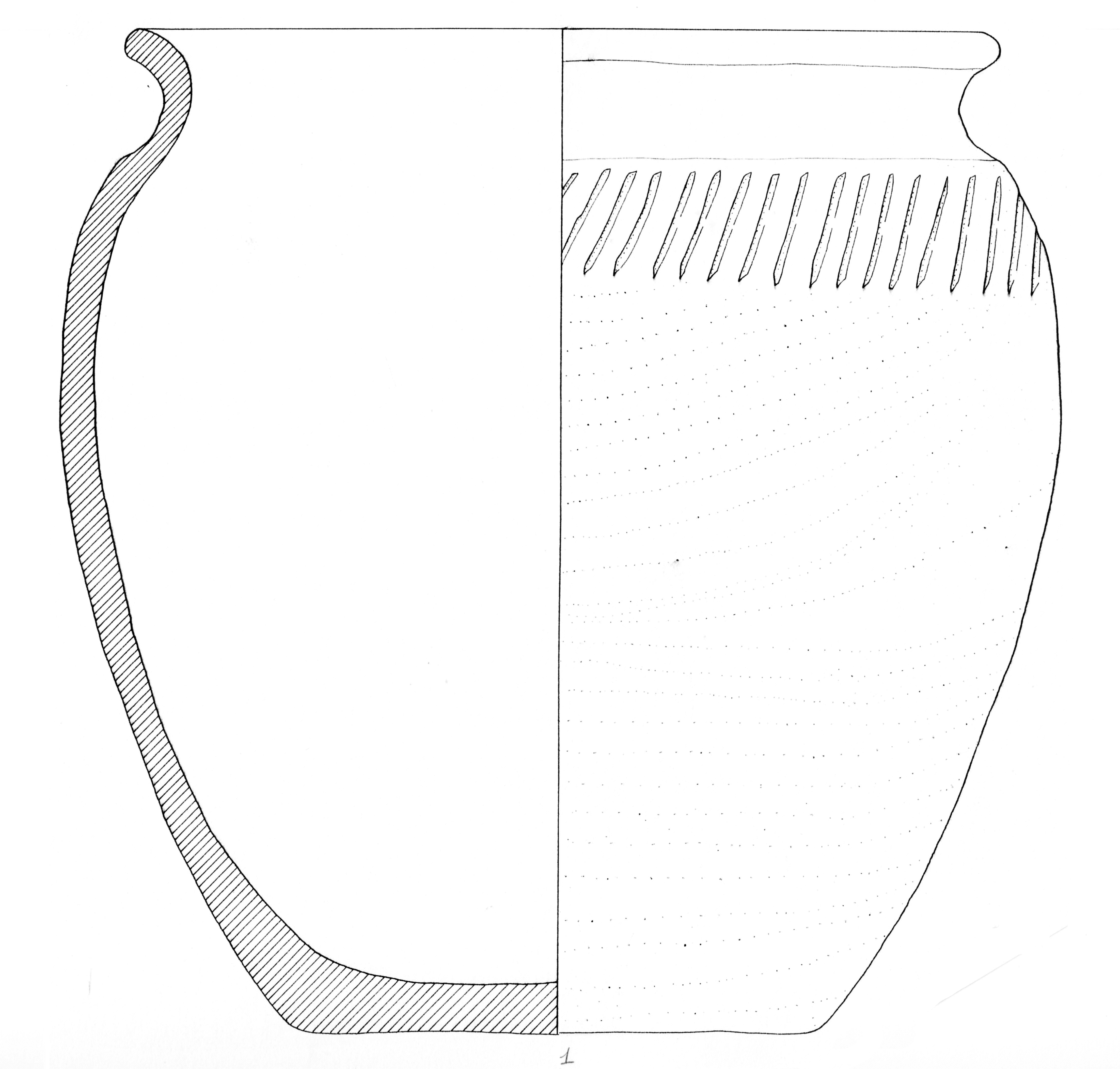 olla, Biella A1d (metà/ fine SECOLI/ I-II)