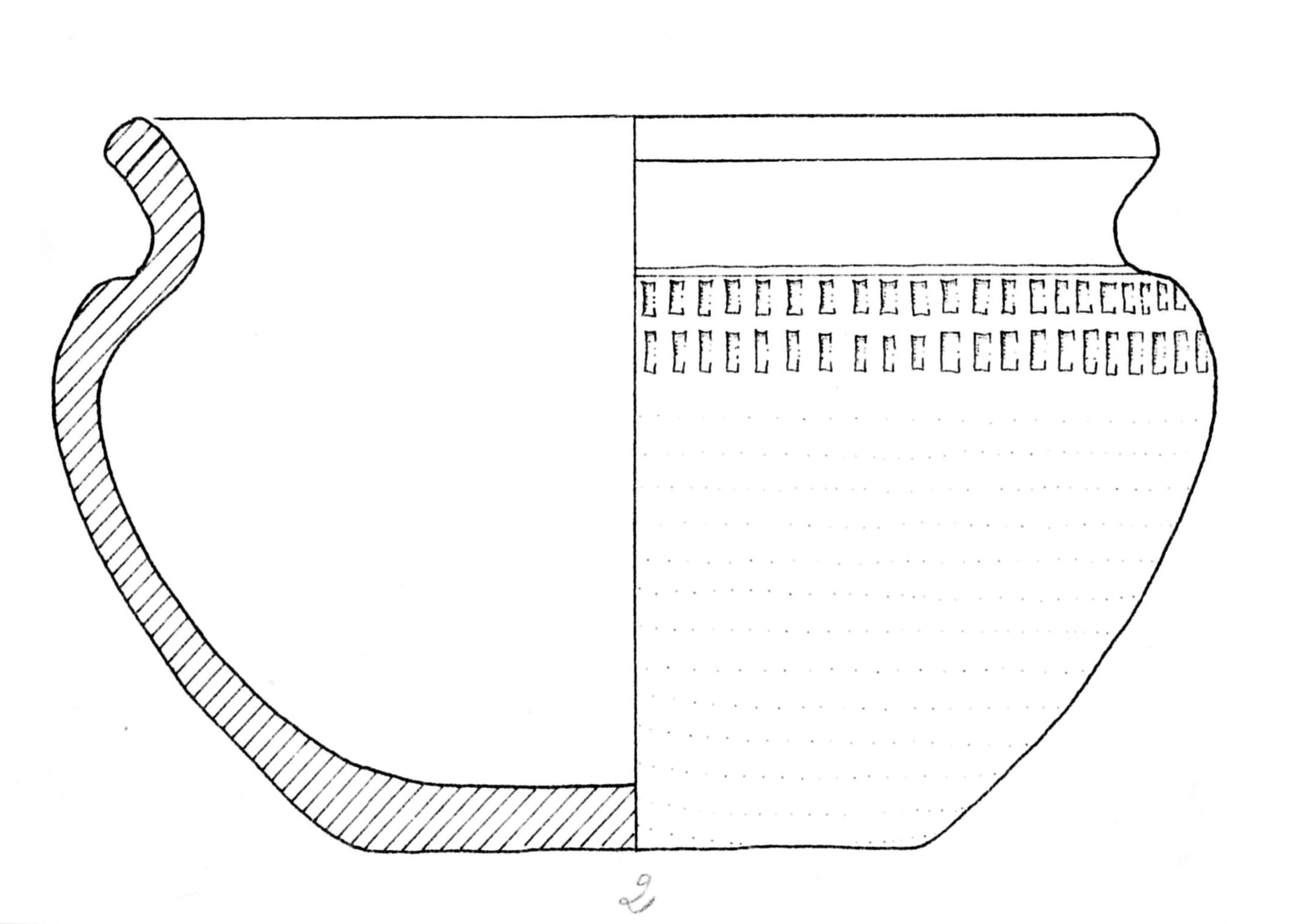 olla, A 5a; dec 3b (fine/ metà SECOLI/ ARCHI DI SECOLI/ I-II)