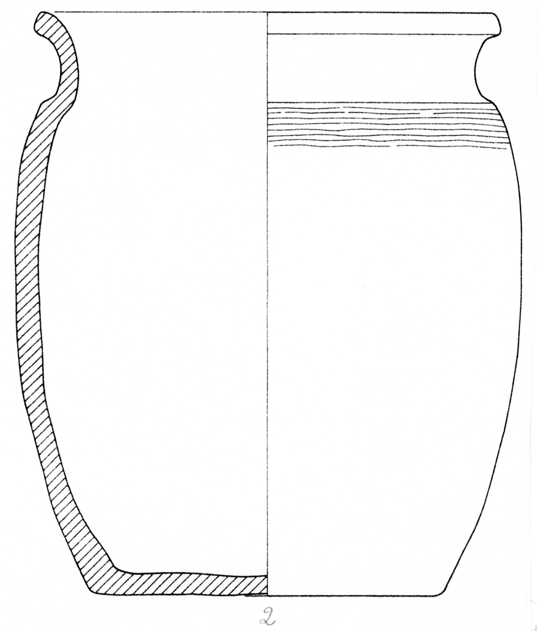 olla, A 1D; dec.1C (fine SECOLI/ II)