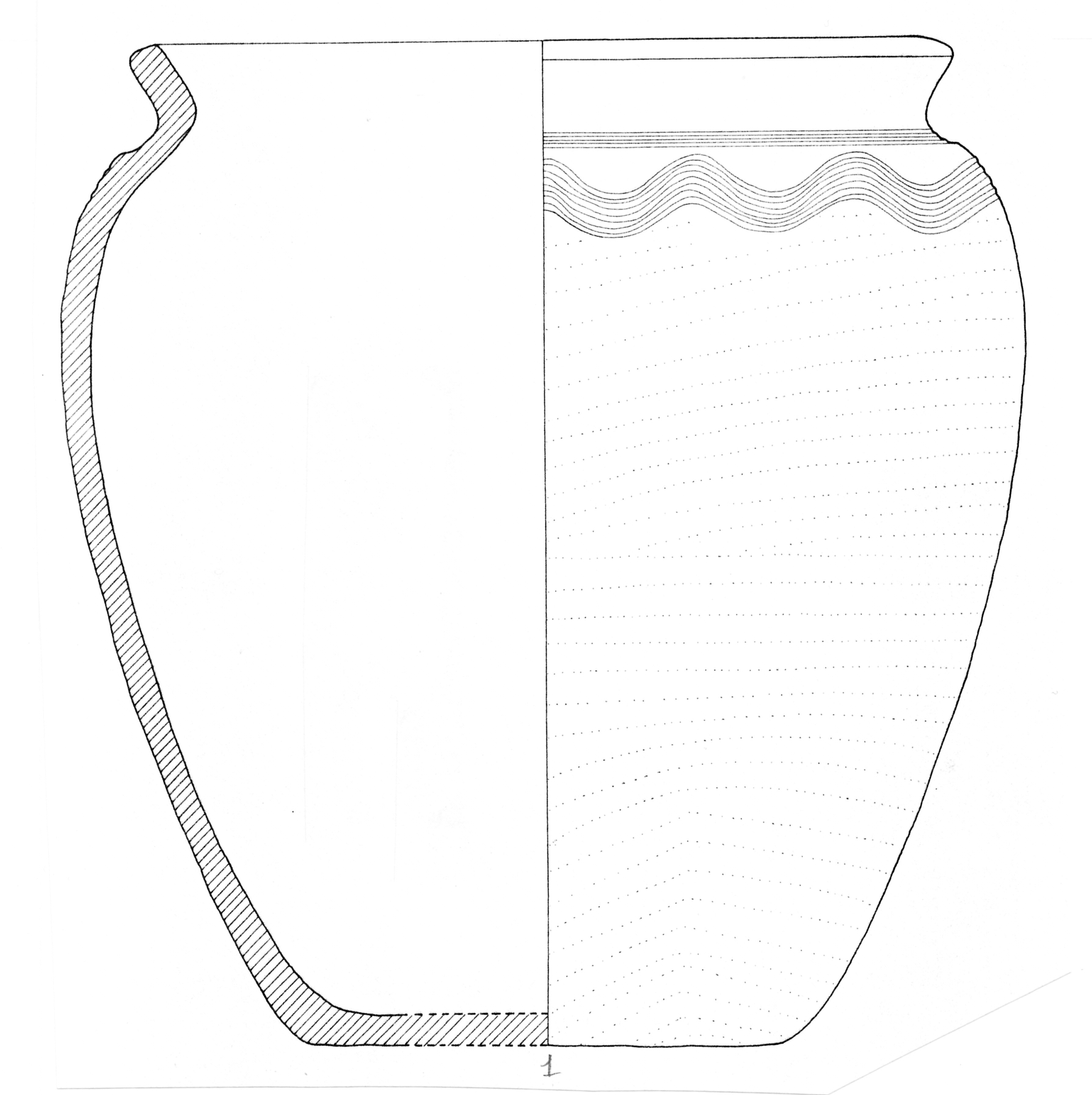 olla, A 1d; dec. 1a (primo quarto SECOLI/ II)
