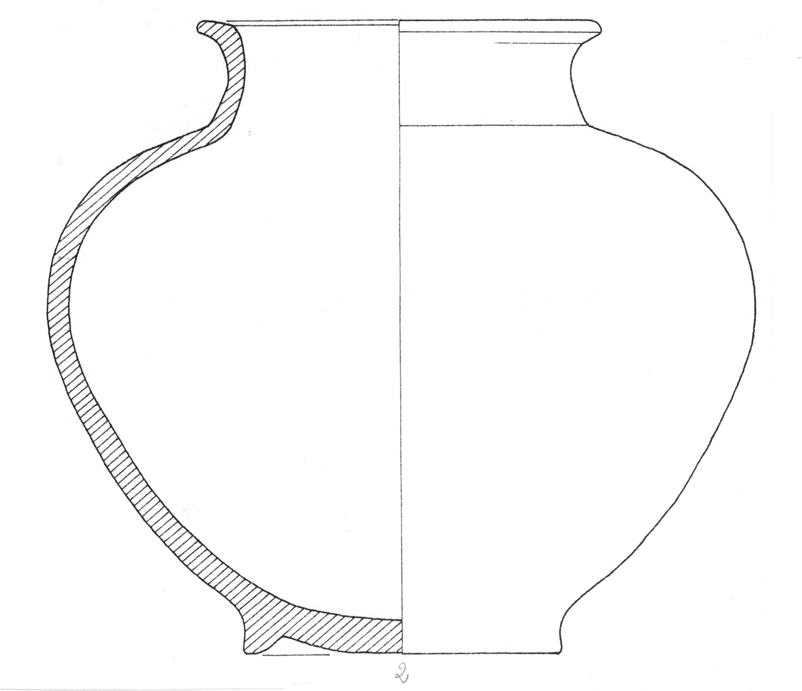 olla, A 8a (metà/ inizio SECOLI/ ARCHI DI SECOLI/ I-II)
