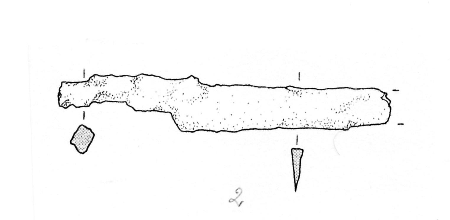 coltello (metà/ inizio SECOLI/ ARCHI DI SECOLI/ I-II)