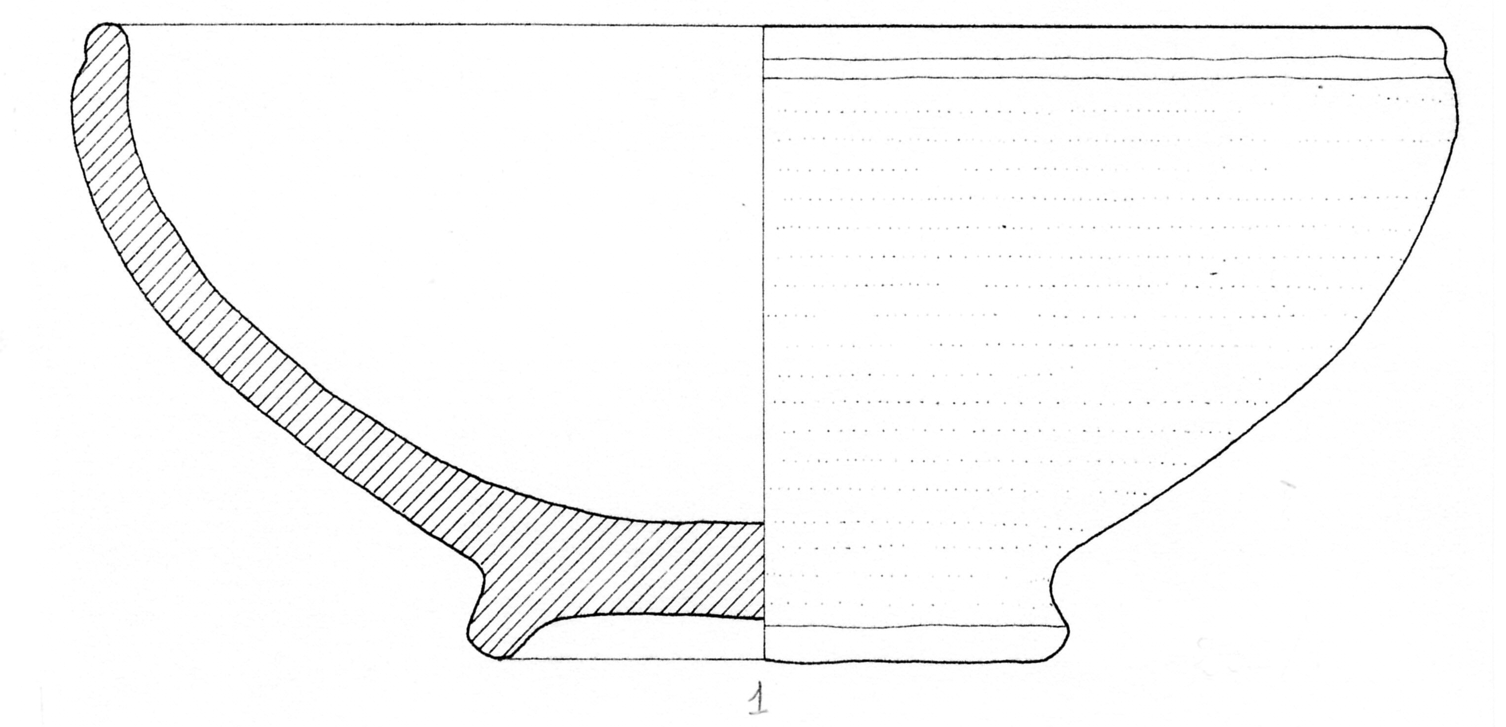 ciotola, D 2e (metà/ inizio SECOLI/ ARCHI DI SECOLI/ I-II)