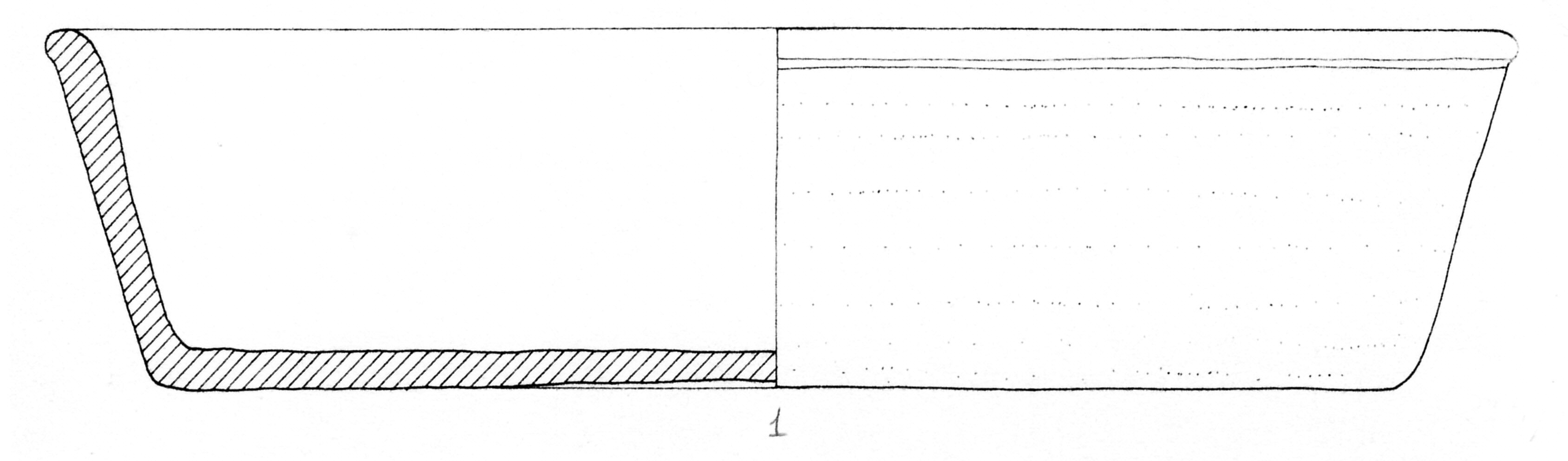 tegame, B 3c (fine/ fine SECOLI/ ARCHI DI SECOLI/ I-II)