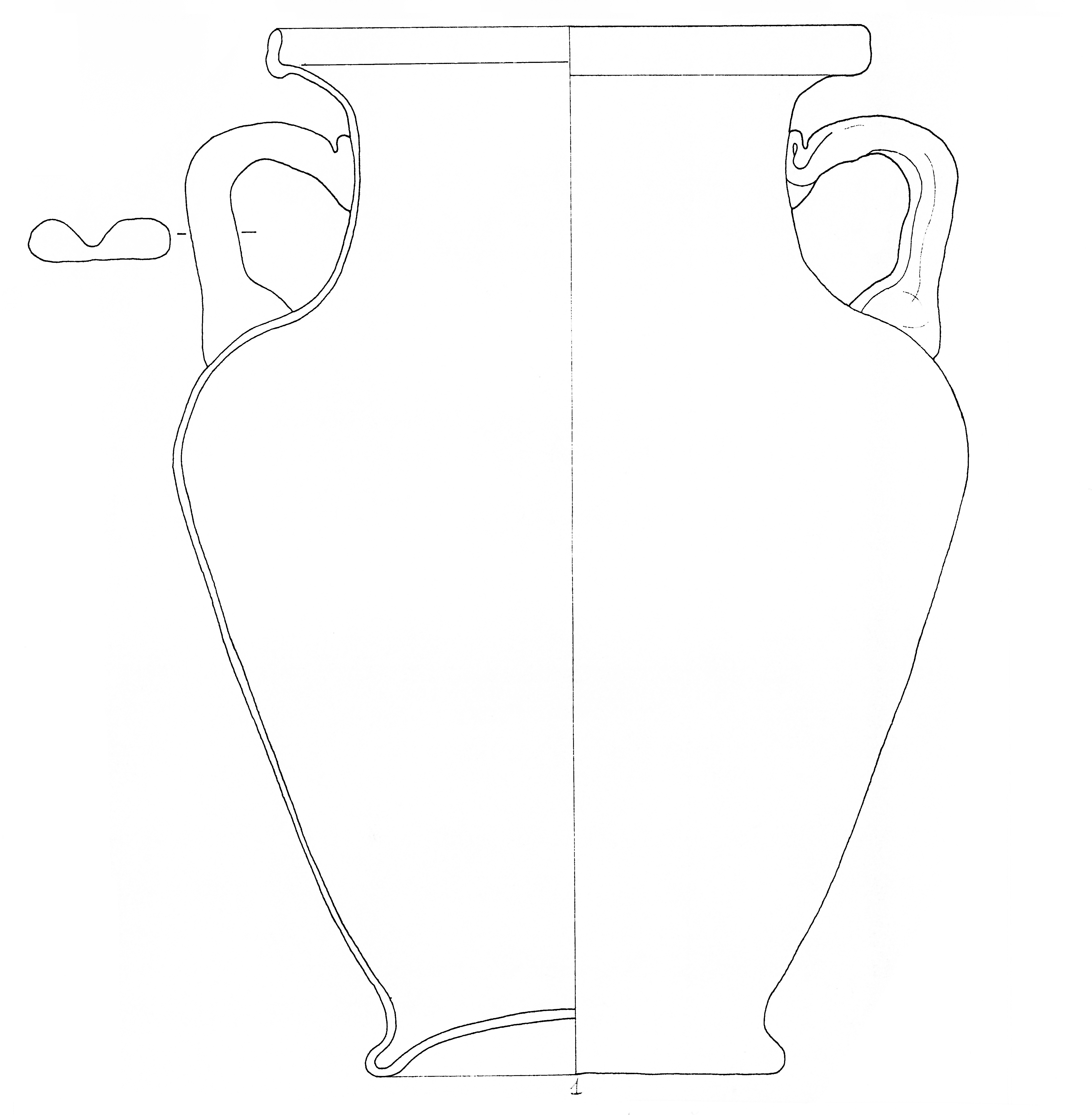 anfora, Isings 64 (ultimo quarto SECOLI/ I)