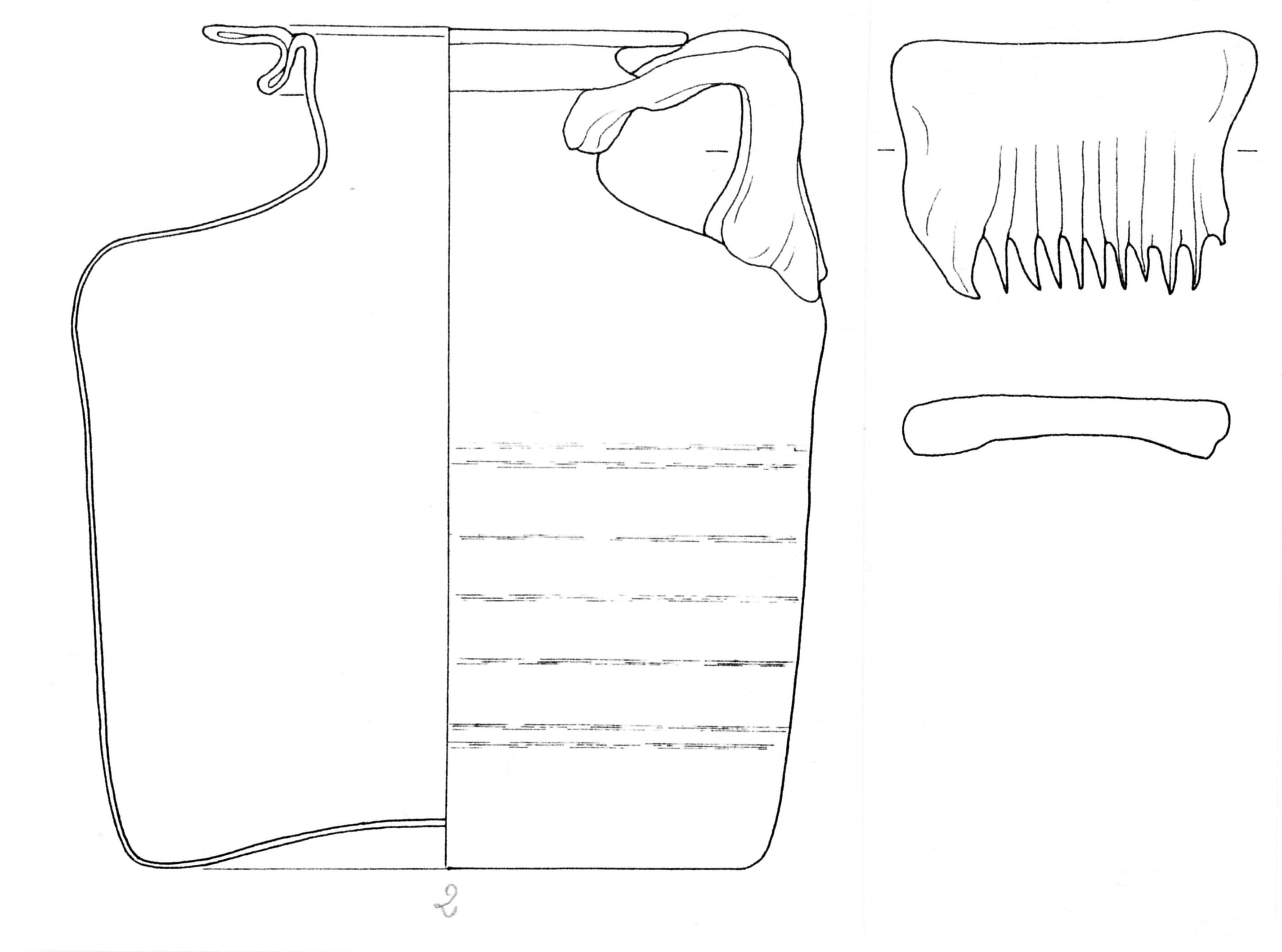 bottiglia, Isings 51 simile (metà/ inizio SECOLI/ ARCHI DI SECOLI/ I-II)