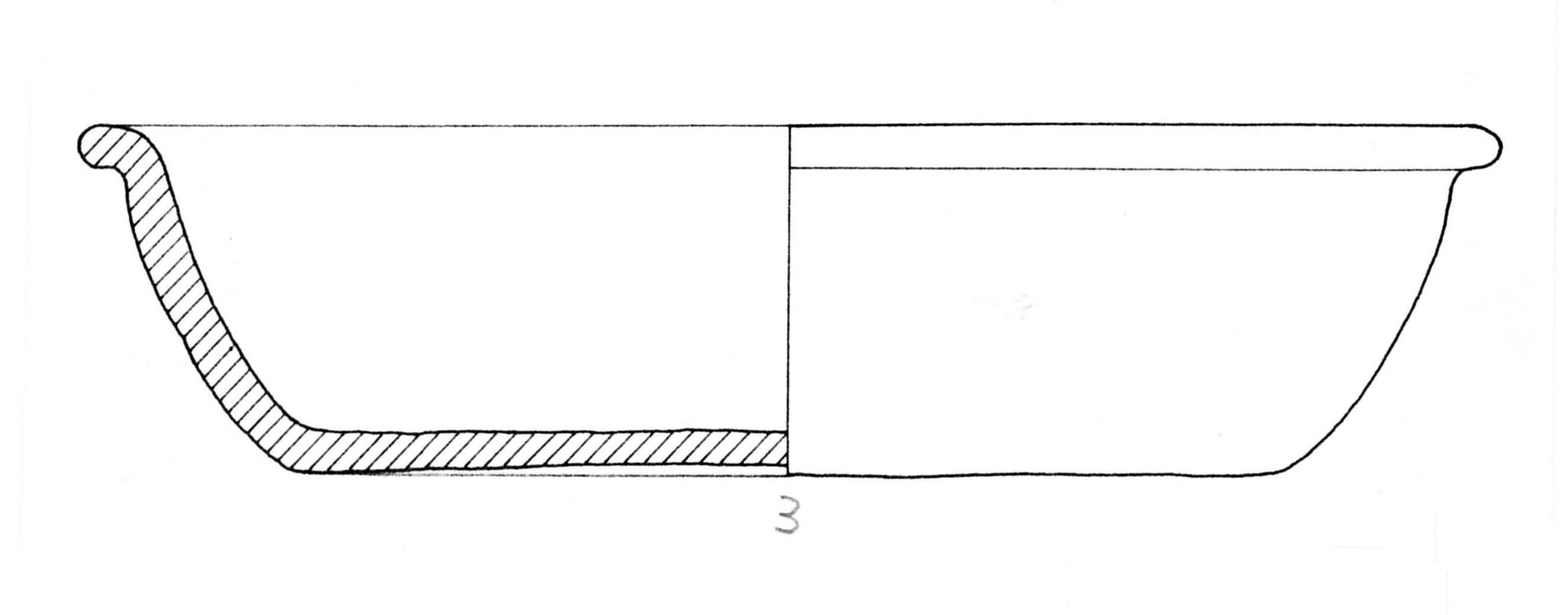 tegame, B 2a (fine/ fine SECOLI/ ARCHI DI SECOLI/ I-II)