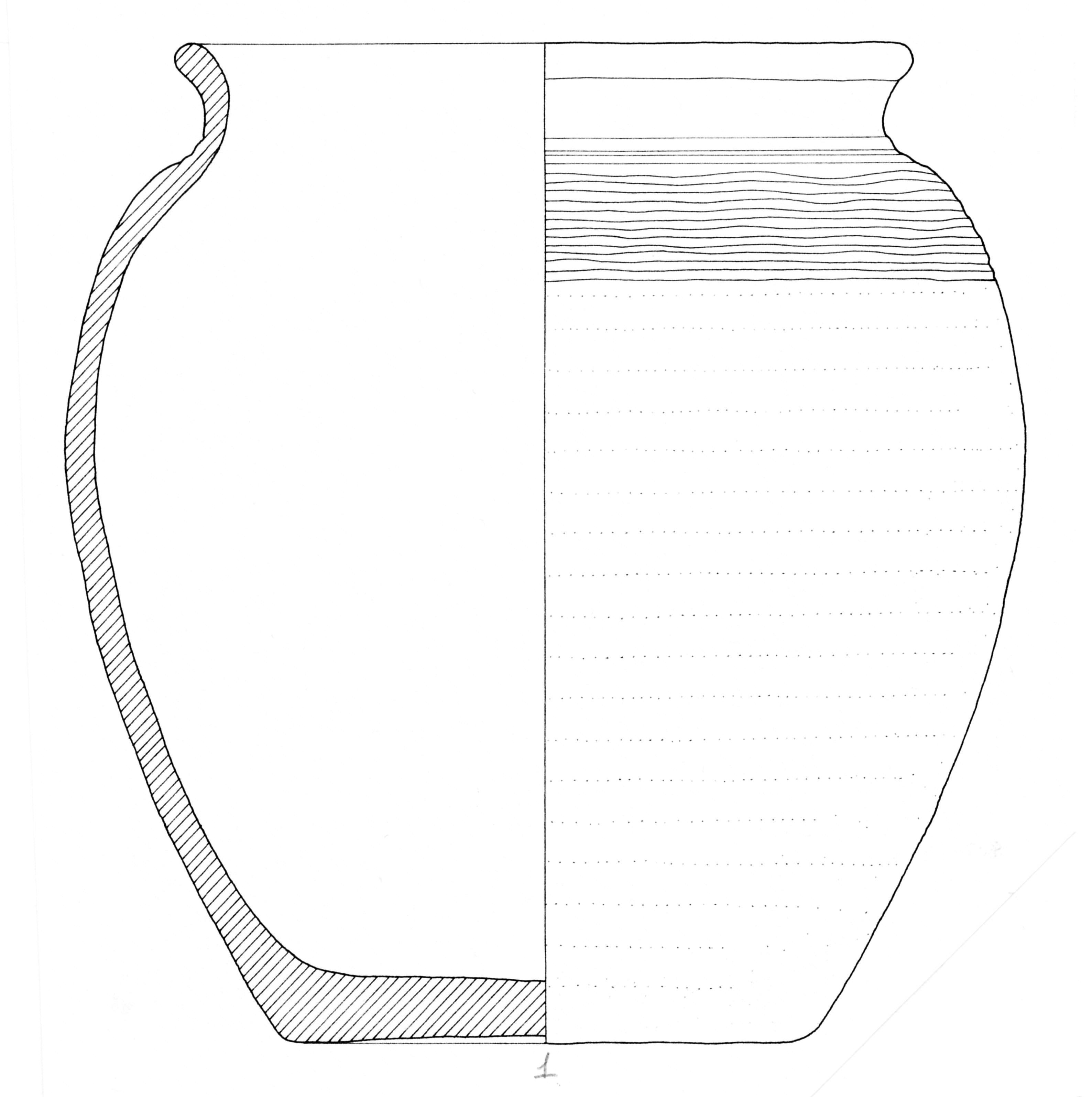 olla, A 1c; dec. 1b (seconda metà SECOLI/ II)