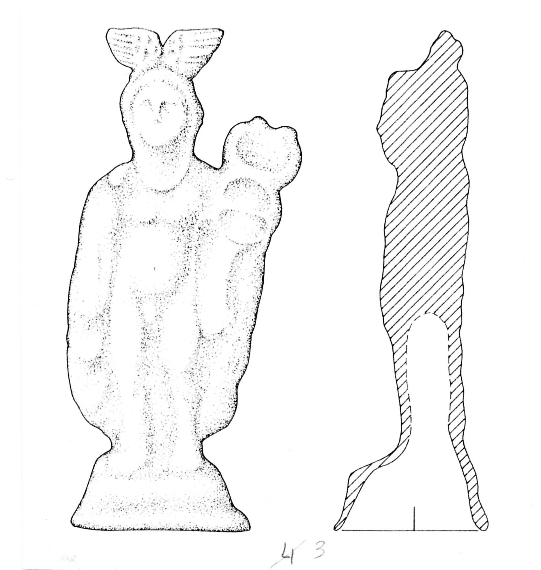 statuetta, Mercurio (ultimo quarto SECOLI/ I)
