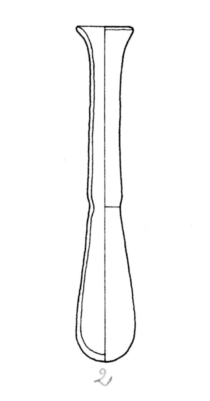 unguentario/ con collo allungato, Isings 8/28 (seconda metà SECOLI/ I)