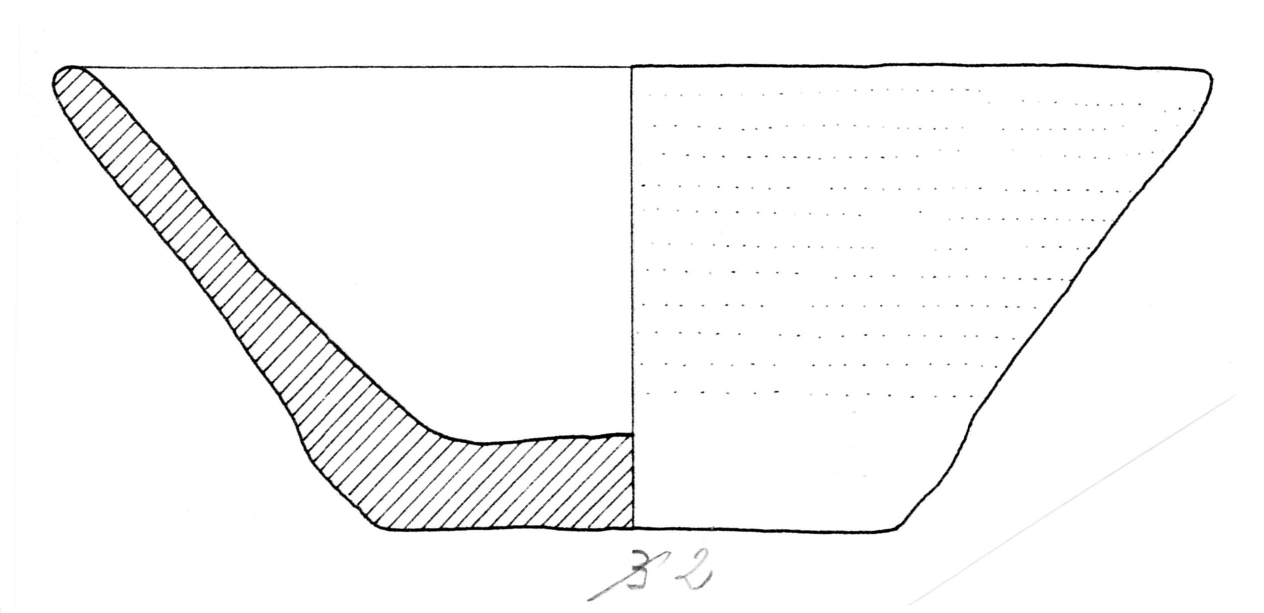 piatto, B 5 (fine/ fine SECOLI/ ARCHI DI SECOLI/ III-IV/V)