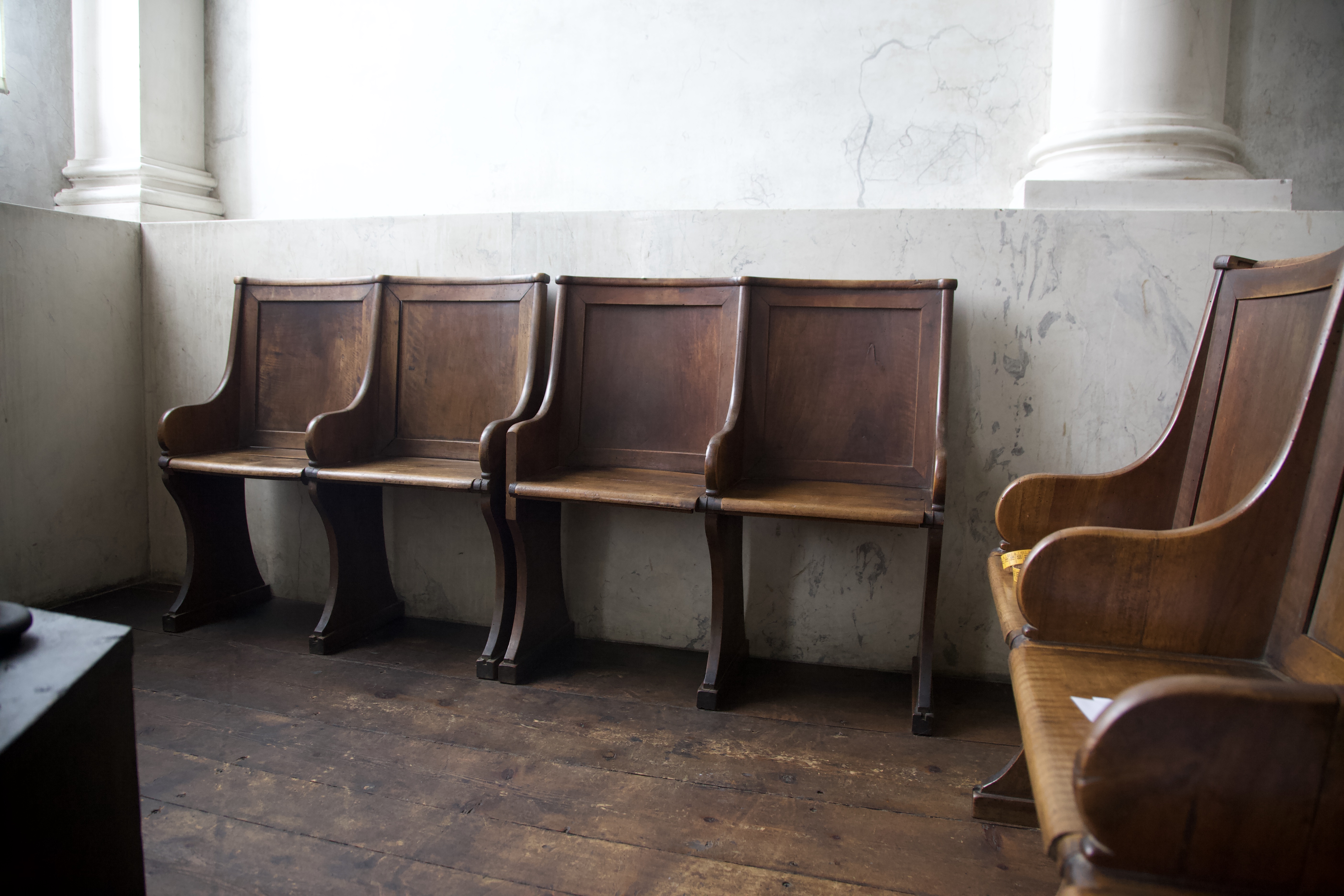 panca con schienale - ambito ebraico (metà XIX)